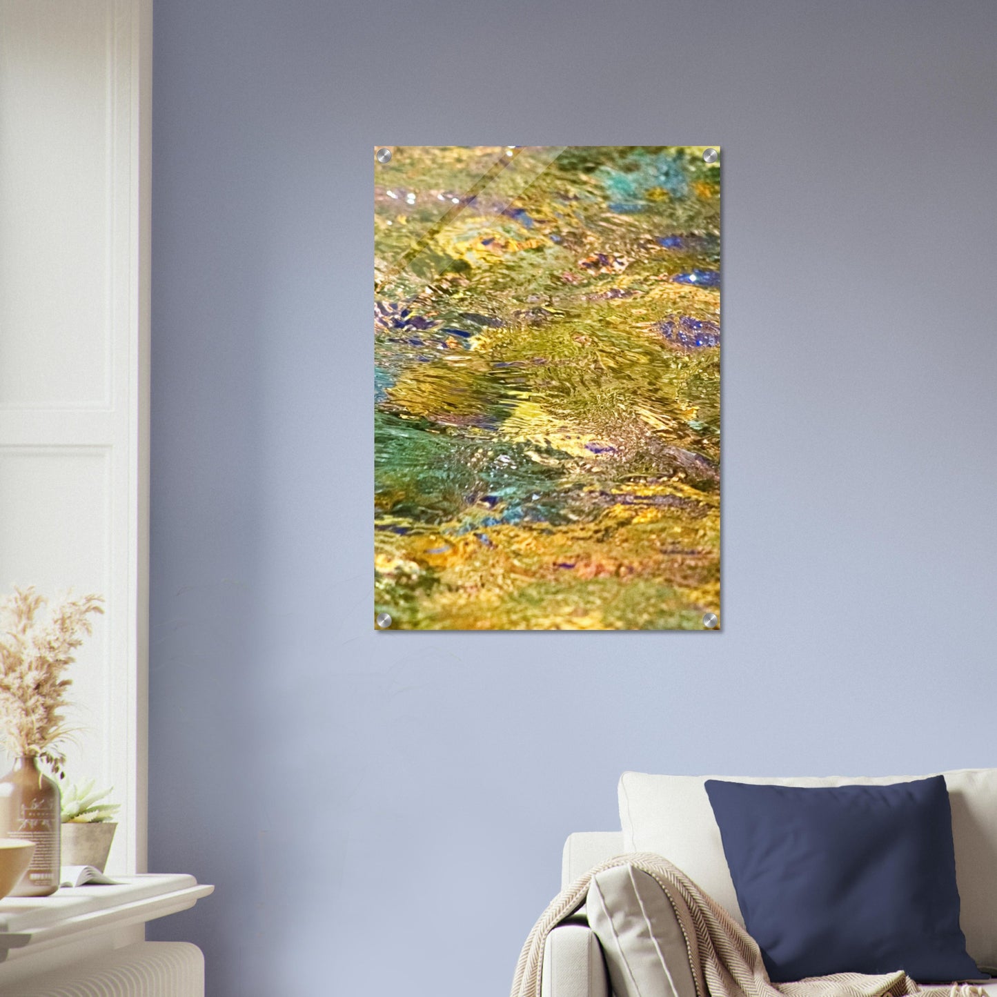 Rocks In Mountain Stream - Acrylic Print