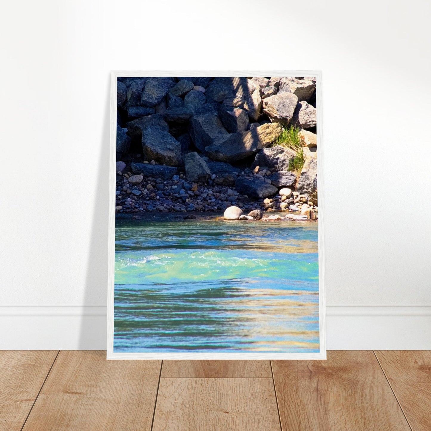 Rapids - Wooden Framed Poster