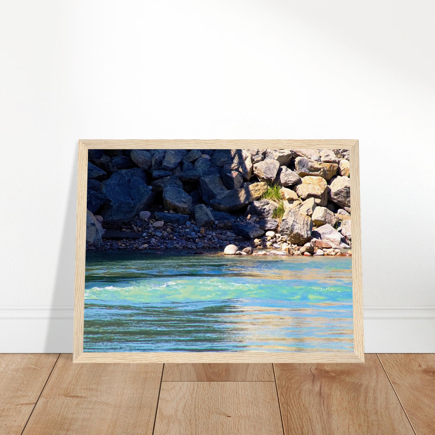 Rapids - Wooden Framed Poster