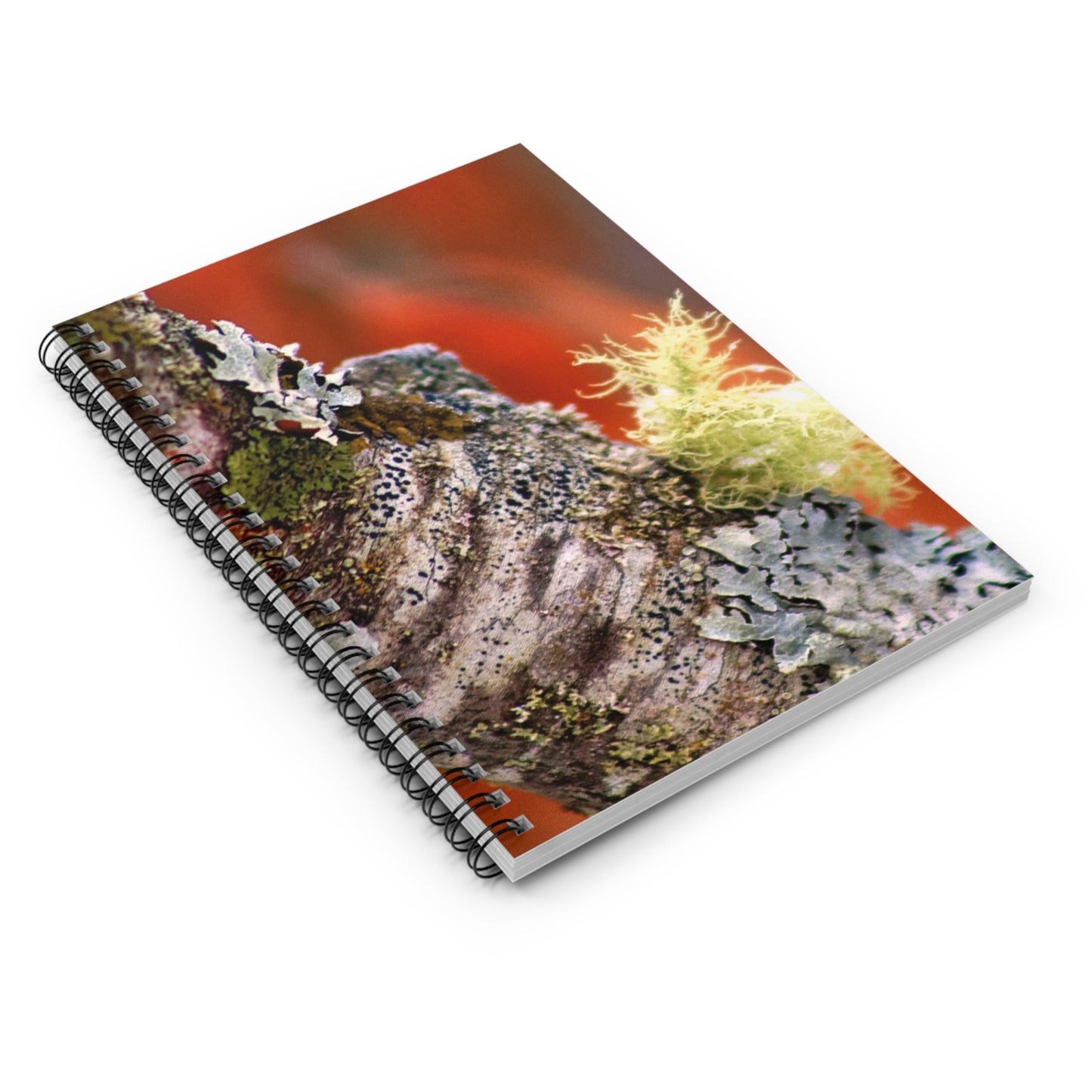 Moss On Branch - Spiral Notebook