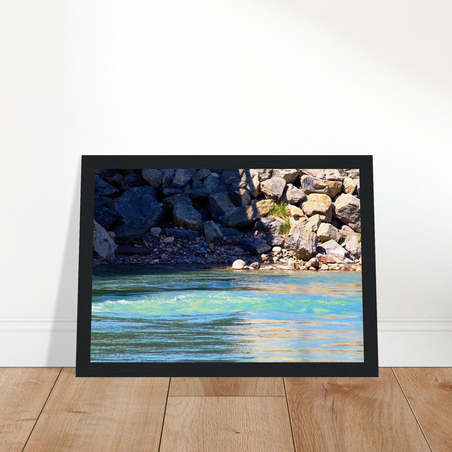 Rapids - Wooden Framed Poster