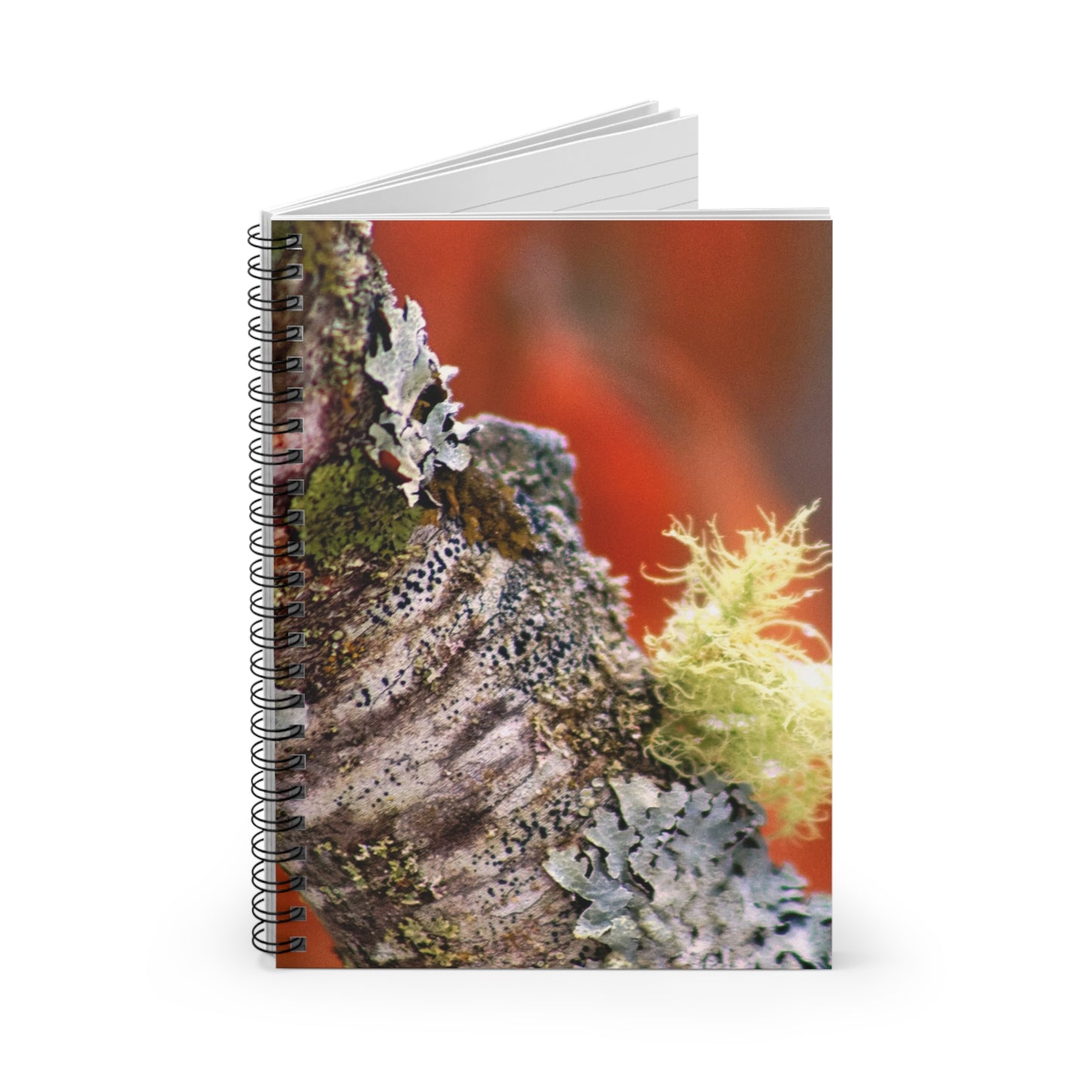 Moss On Branch - Spiral Notebook