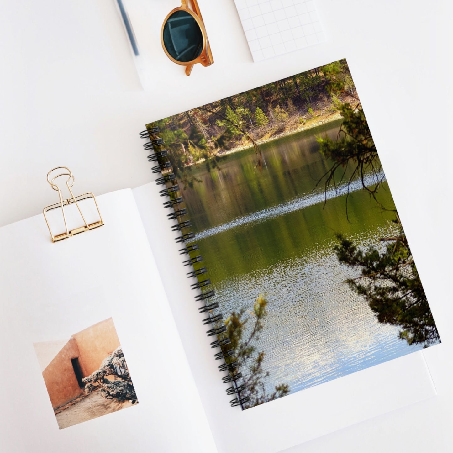 Mountain Lake - Spiral Notebook