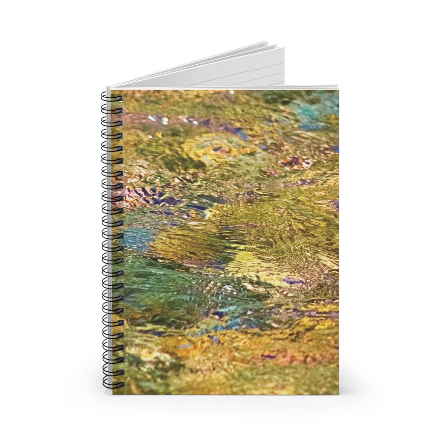 Rocks In Mountain Stream - Spiral Notebook