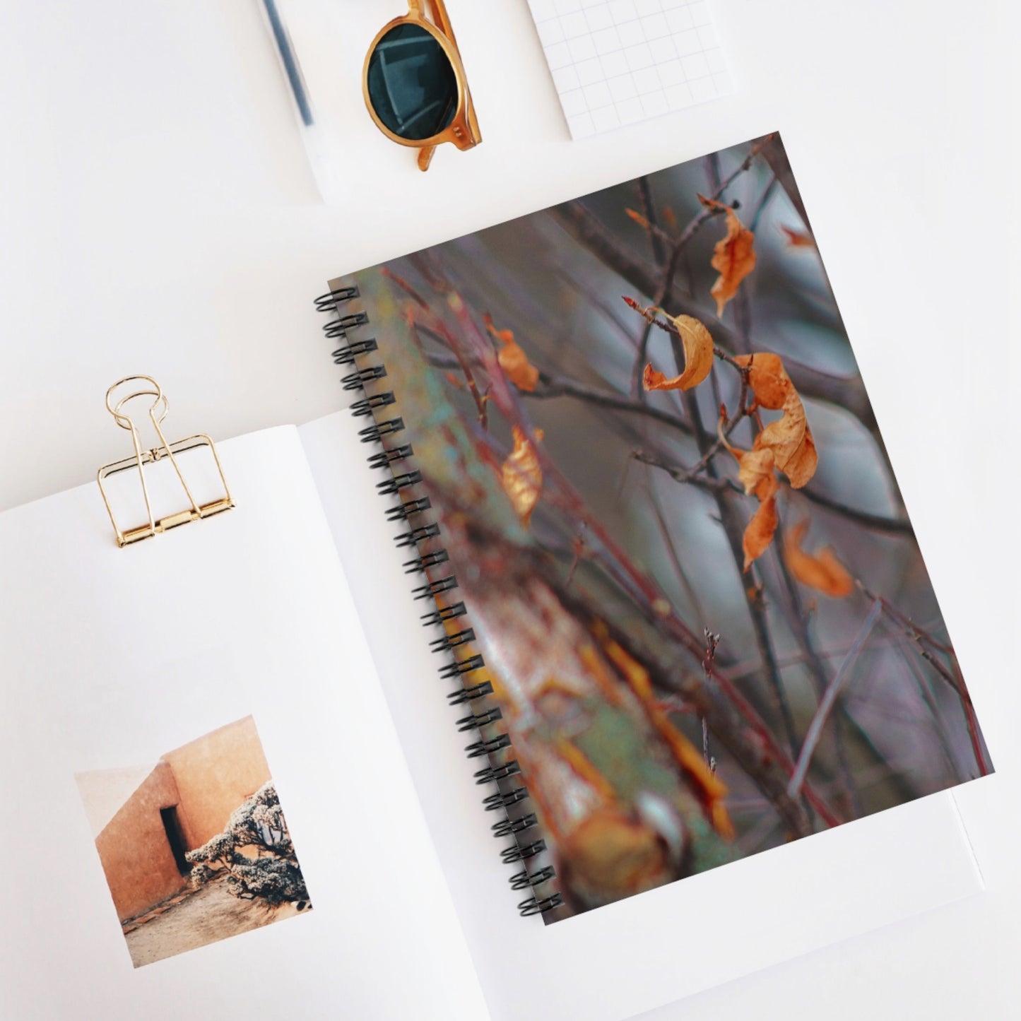 Floating Leaves - Spiral Notebook