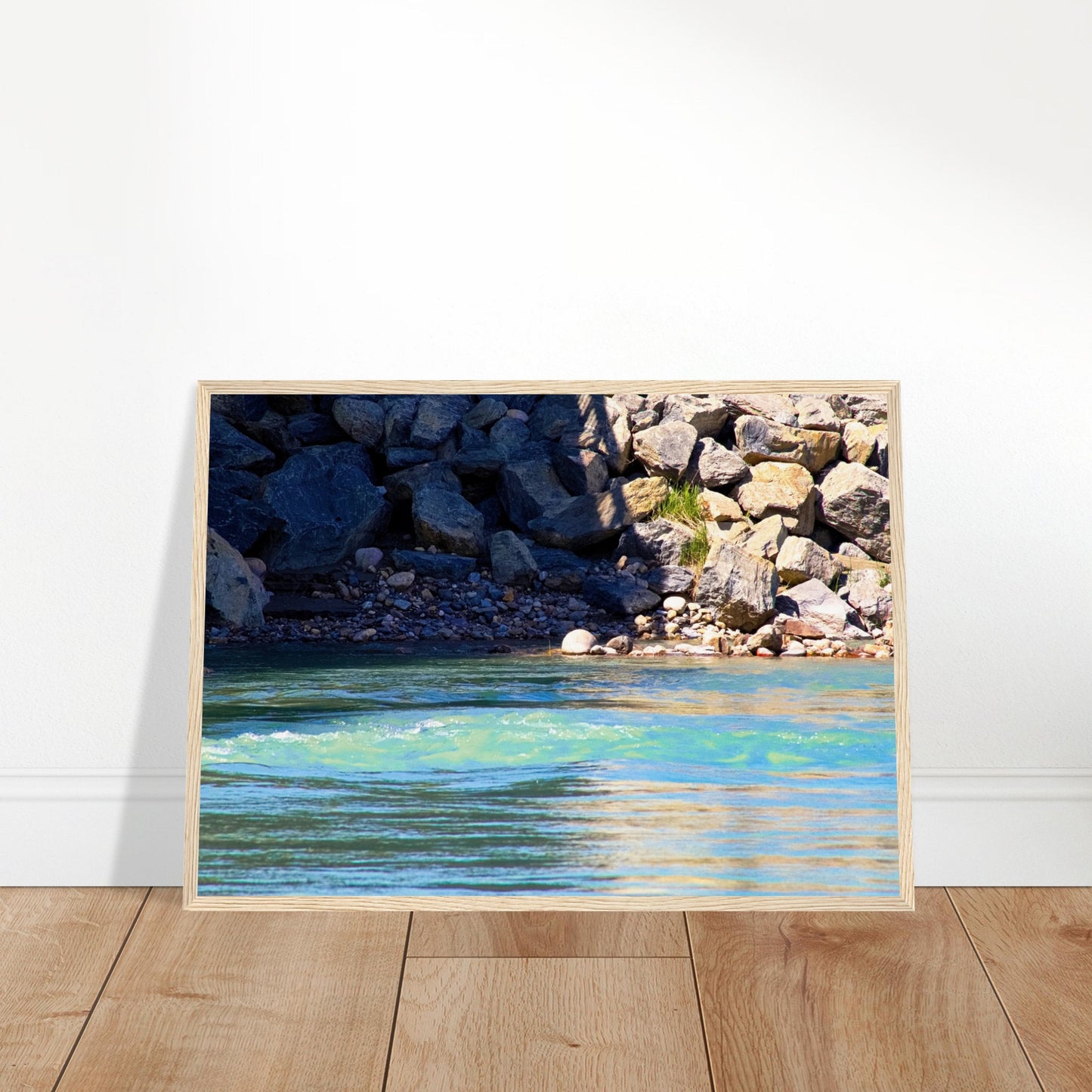 Rapids - Wooden Framed Poster