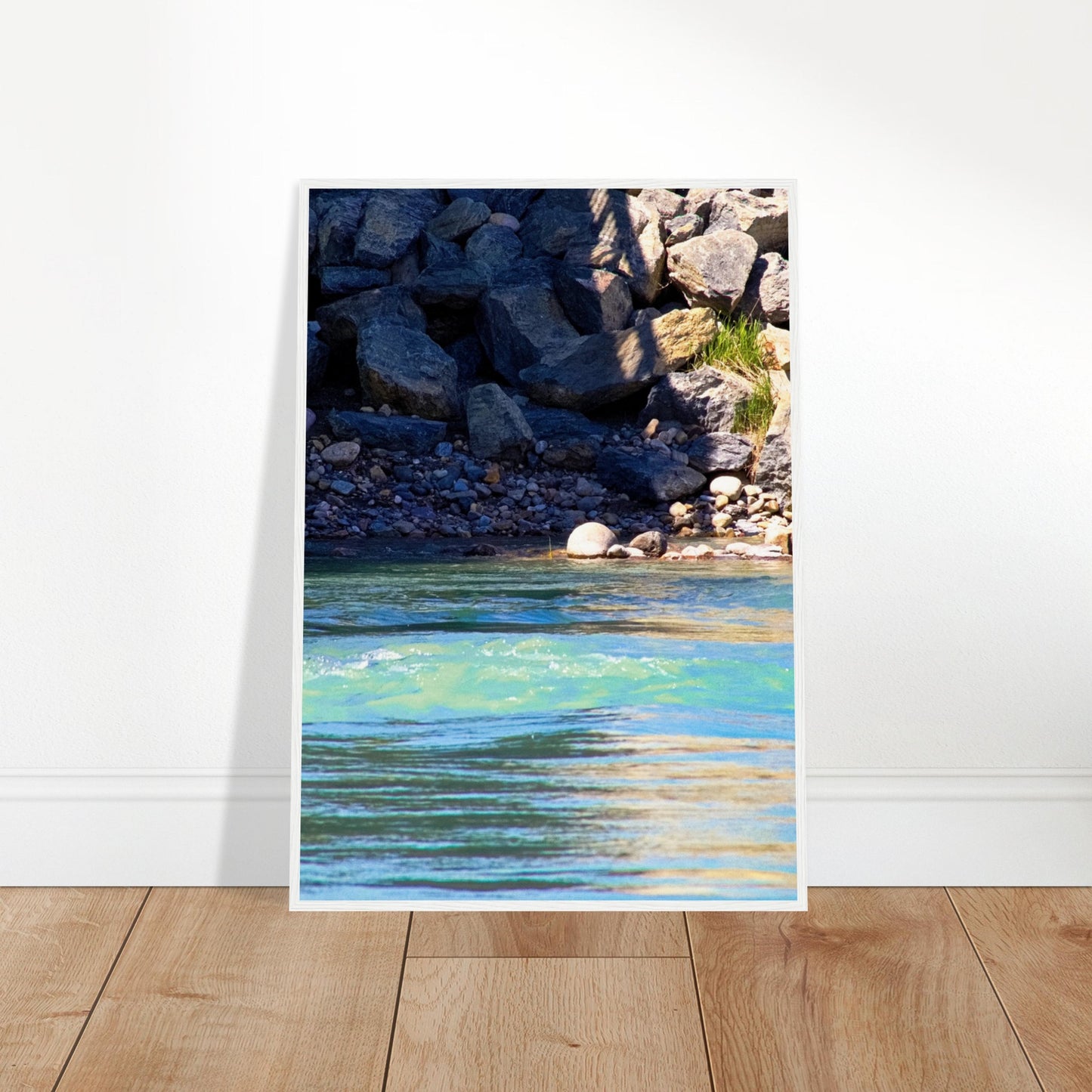 Rapids - Wooden Framed Poster