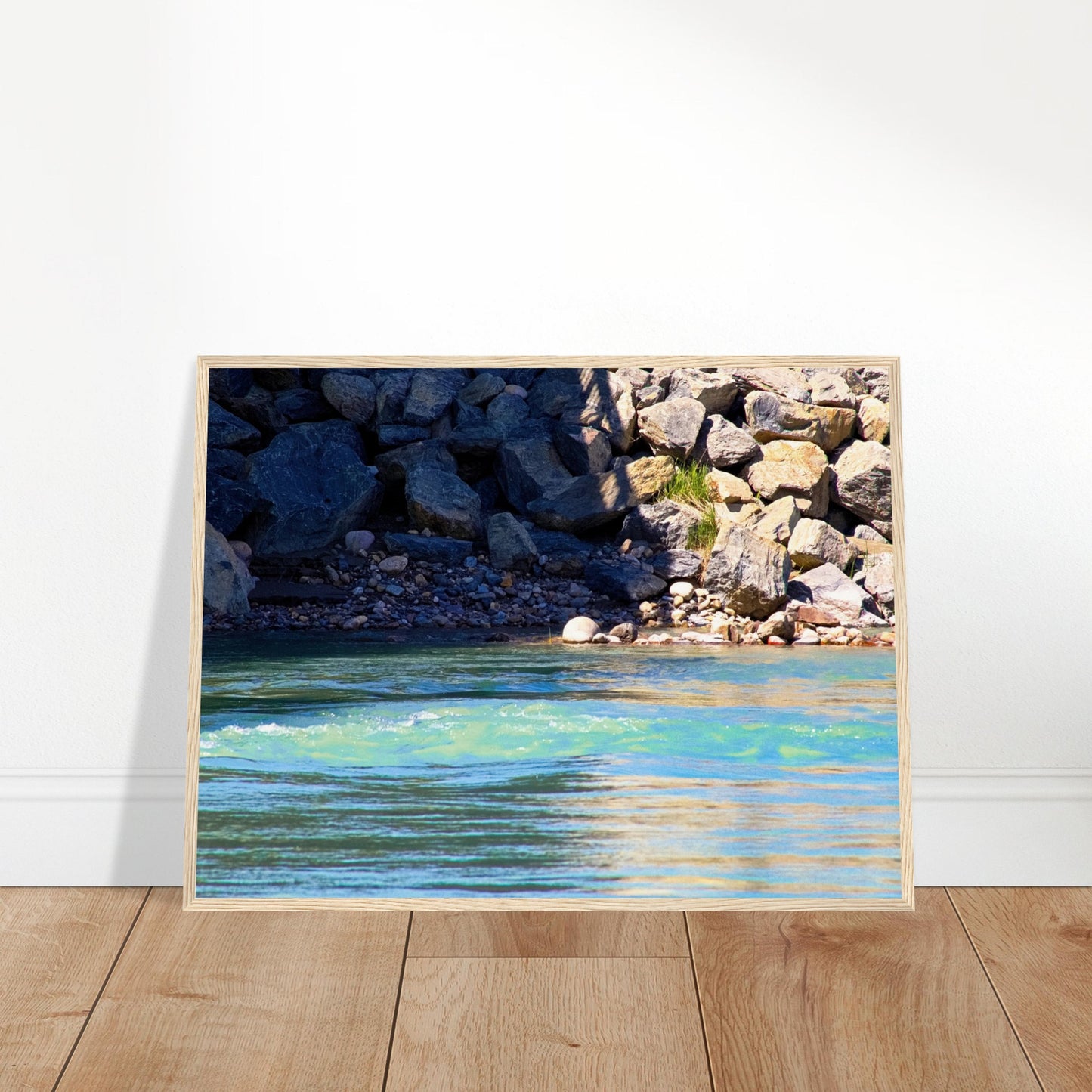 Rapids - Wooden Framed Poster