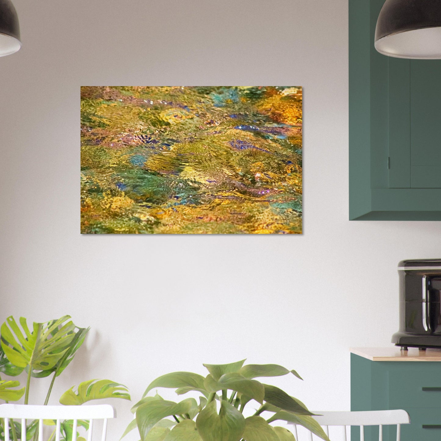 Rocks In Mountain Stream - Wood Prints