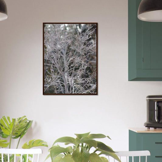 Ethereal Branches - Wooden Framed Poster