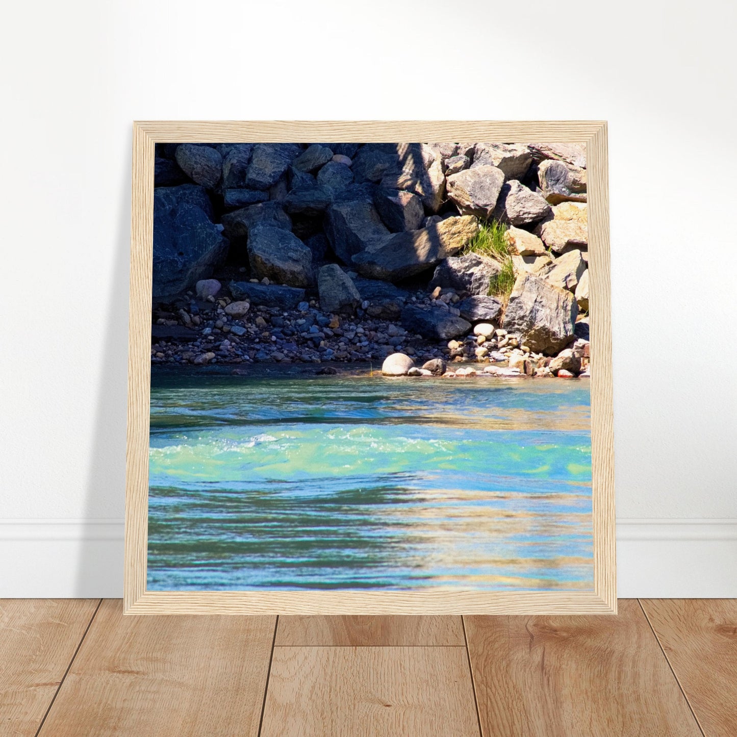 Rapids - Wooden Framed Poster