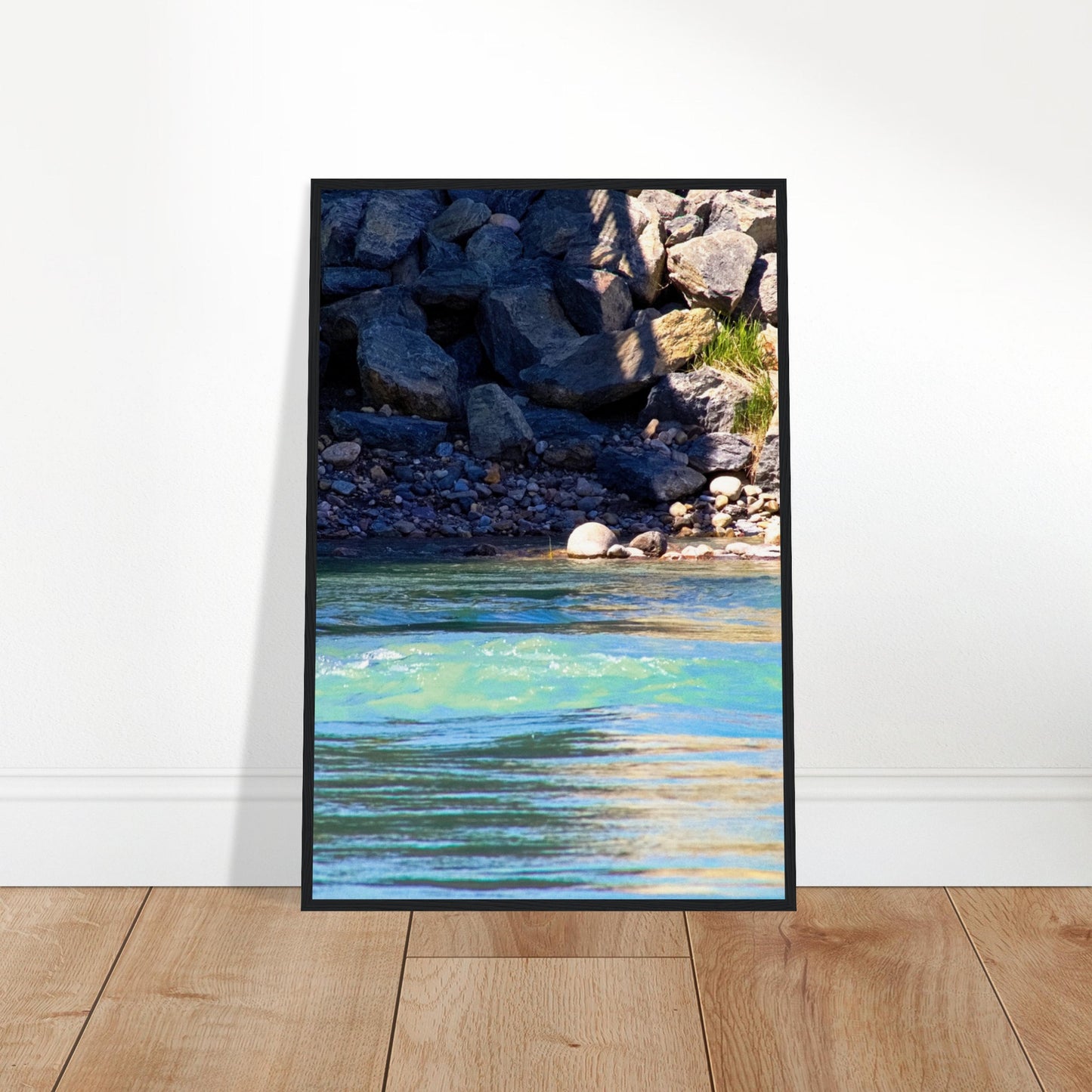 Rapids - Wooden Framed Poster