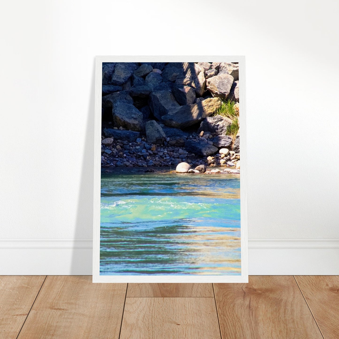 Rapids - Wooden Framed Poster