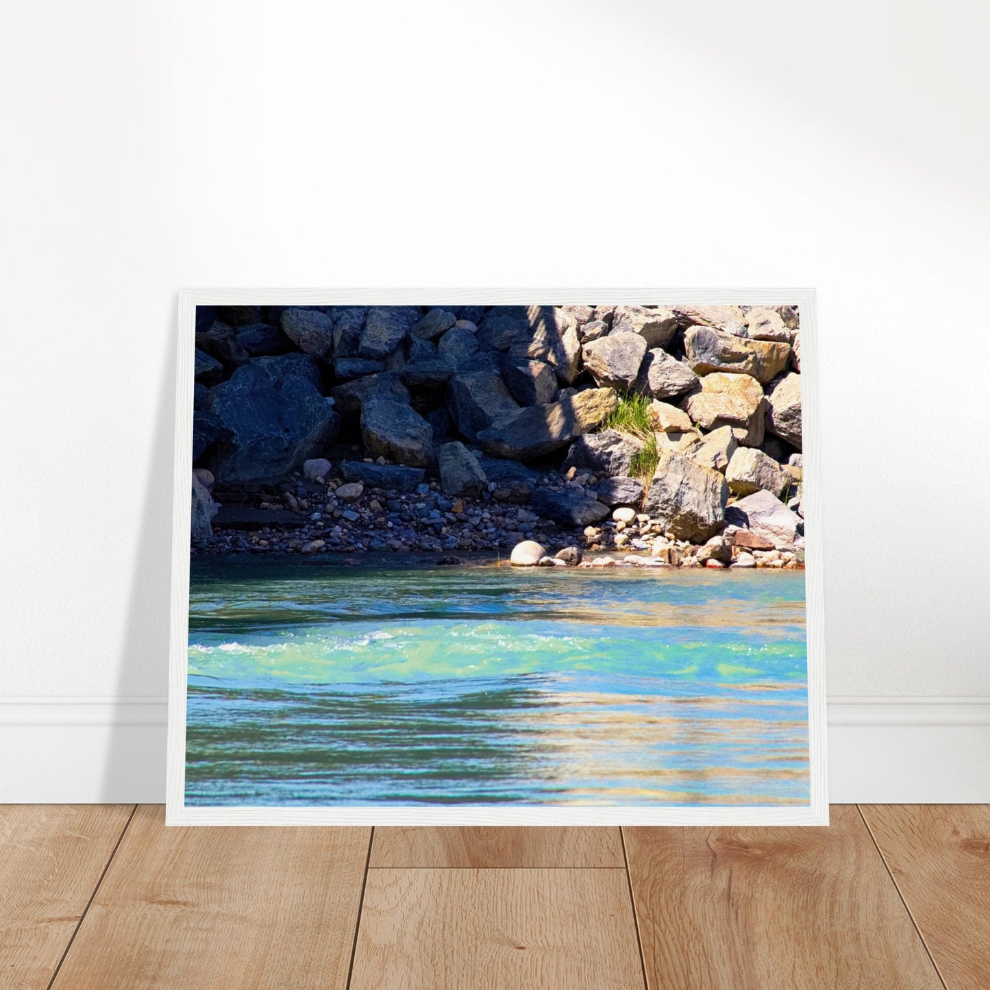 Rapids - Wooden Framed Poster