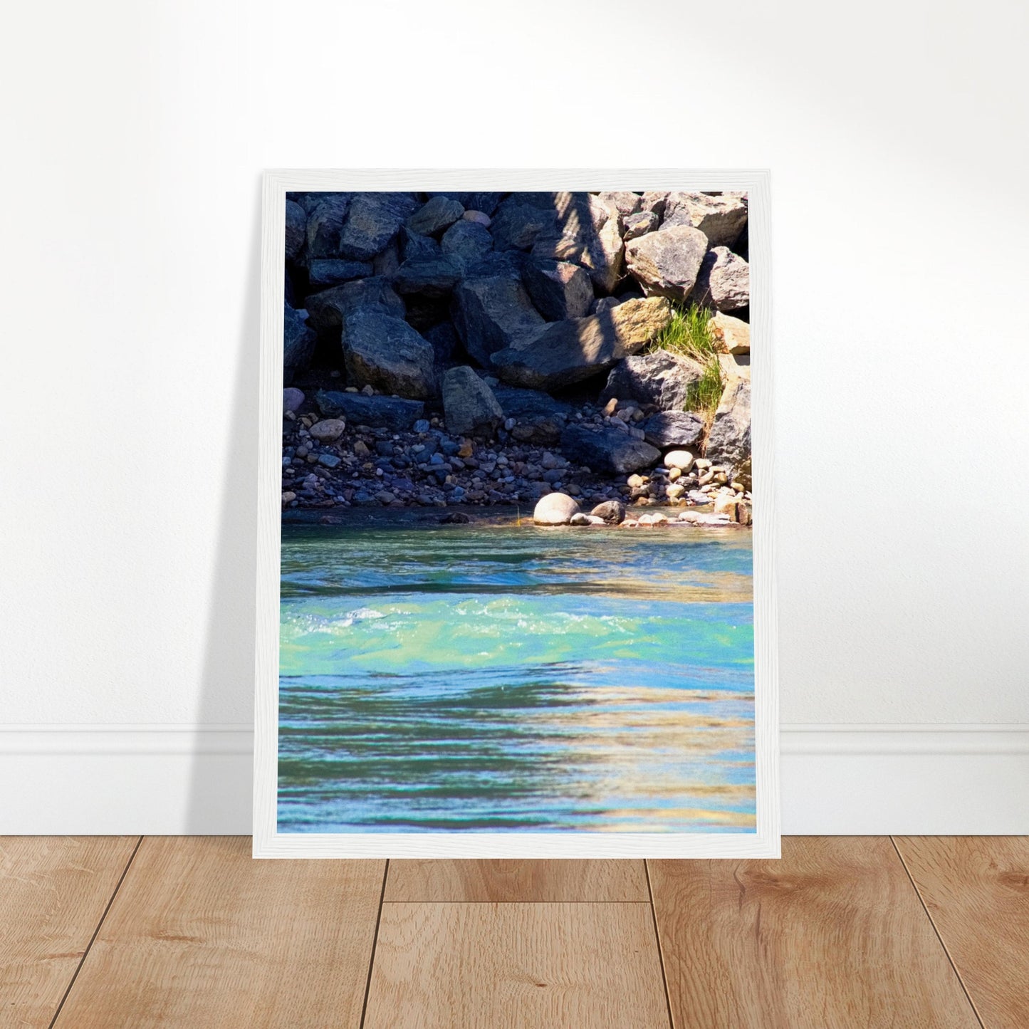 Rapids - Wooden Framed Poster