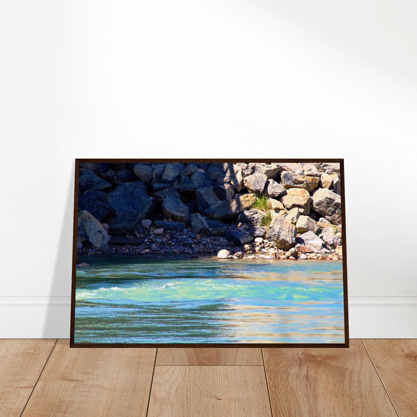 Rapids - Wooden Framed Poster