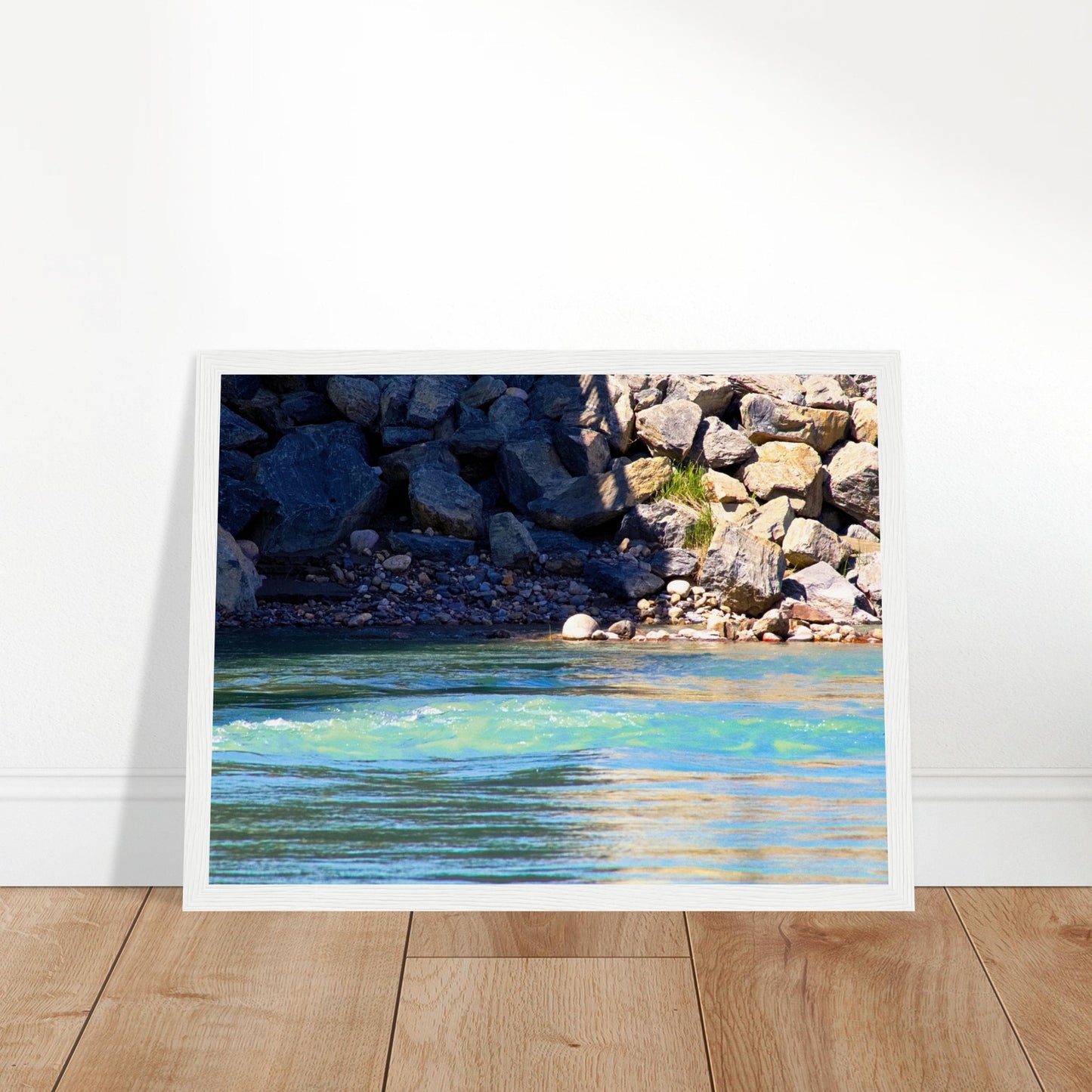 Rapids - Wooden Framed Poster