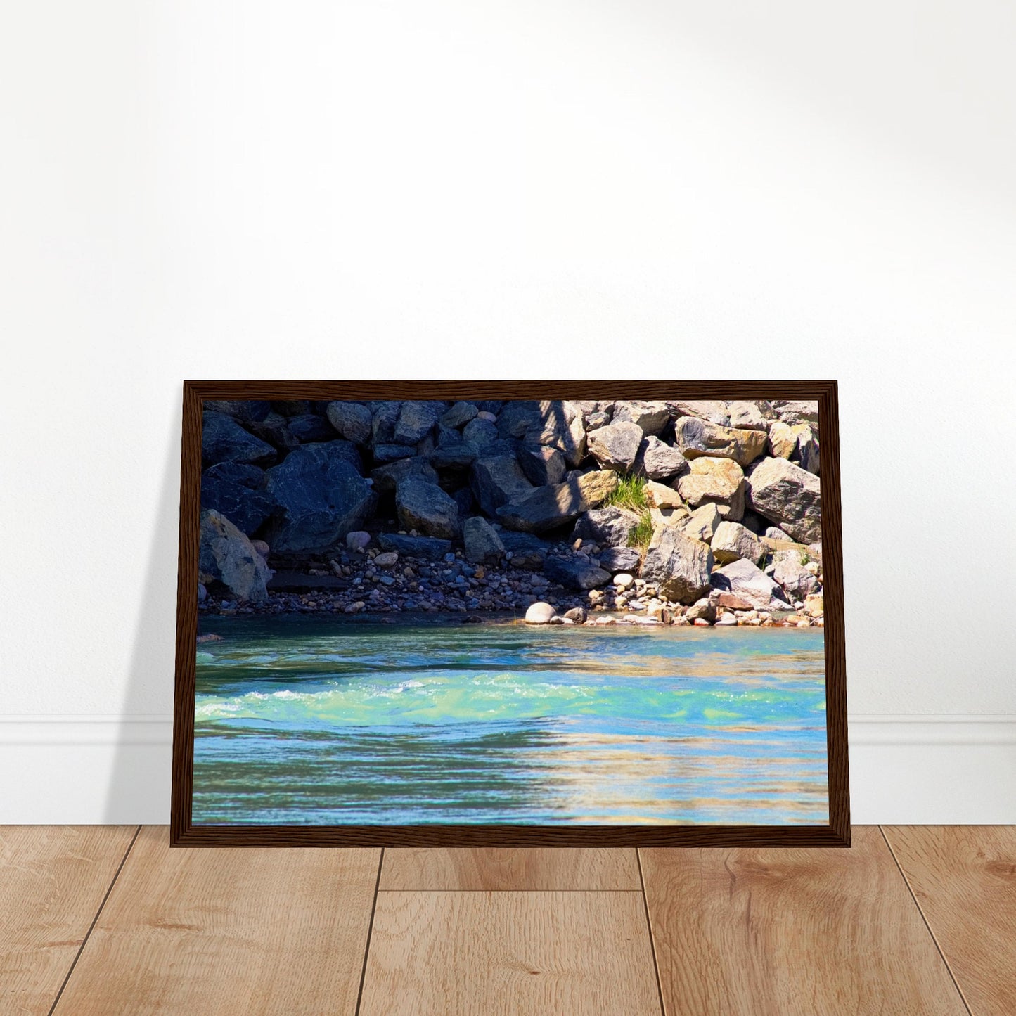 Rapids - Wooden Framed Poster