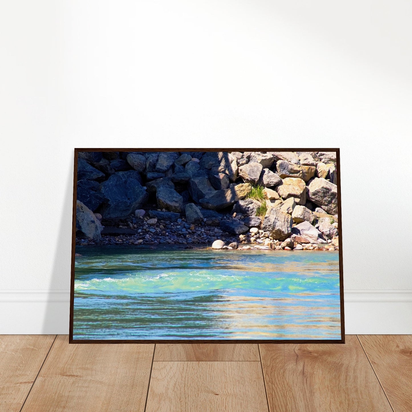 Rapids - Wooden Framed Poster