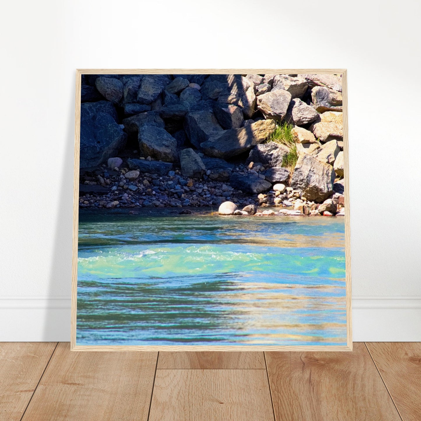 Rapids - Wooden Framed Poster