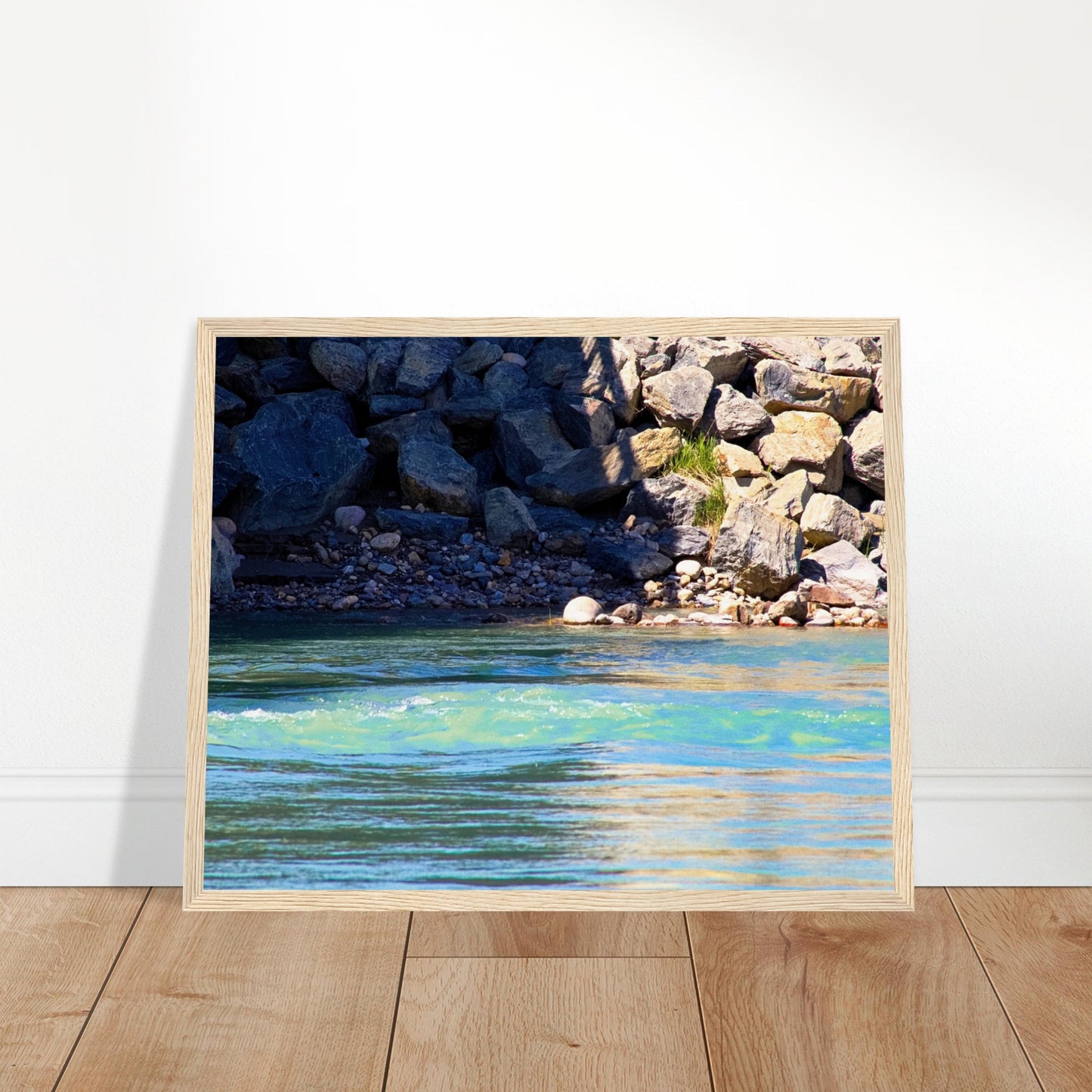 Rapids - Wooden Framed Poster