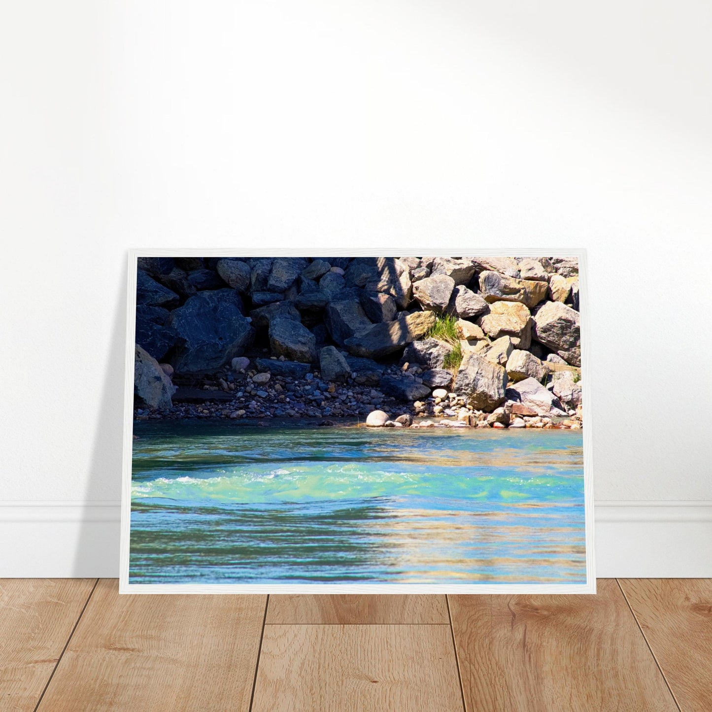 Rapids - Wooden Framed Poster