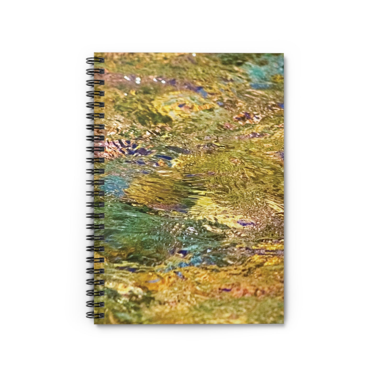 Rocks In Mountain Stream - Spiral Notebook