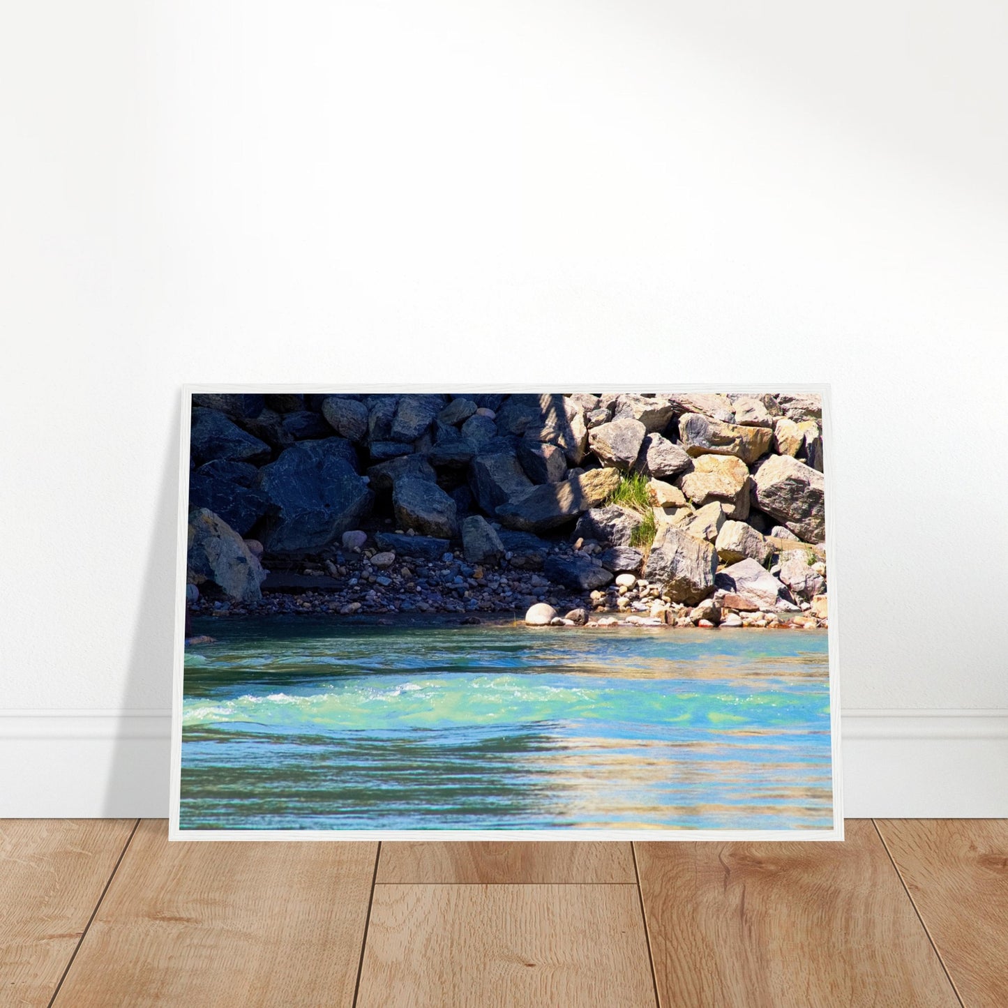 Rapids - Wooden Framed Poster