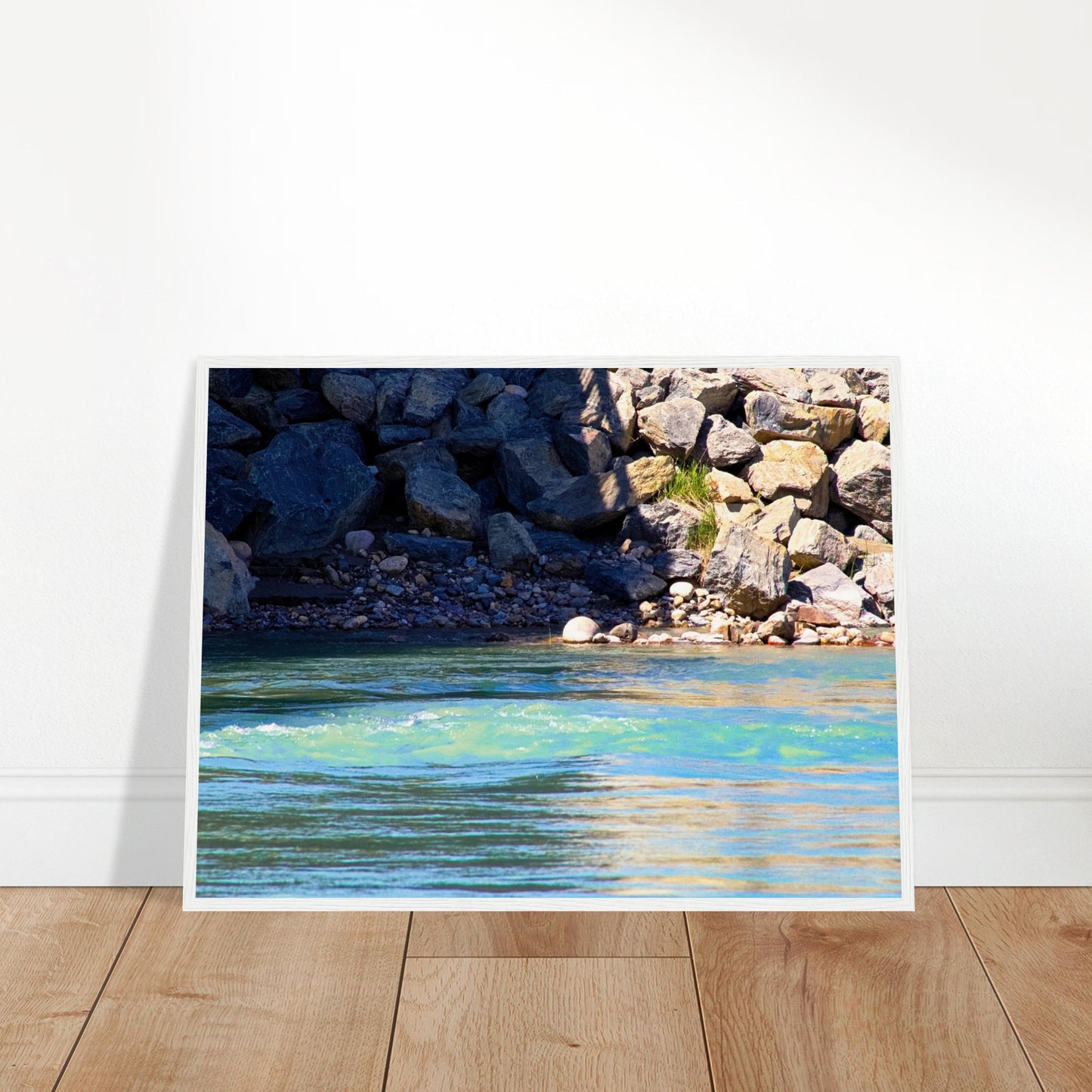 Rapids - Wooden Framed Poster