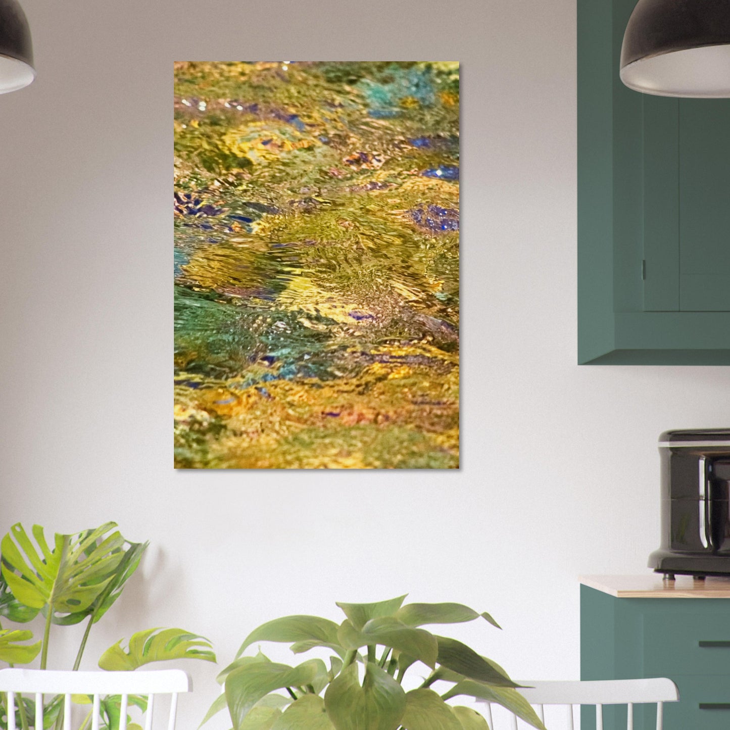 Rocks In Mountain Stream - Wood Prints