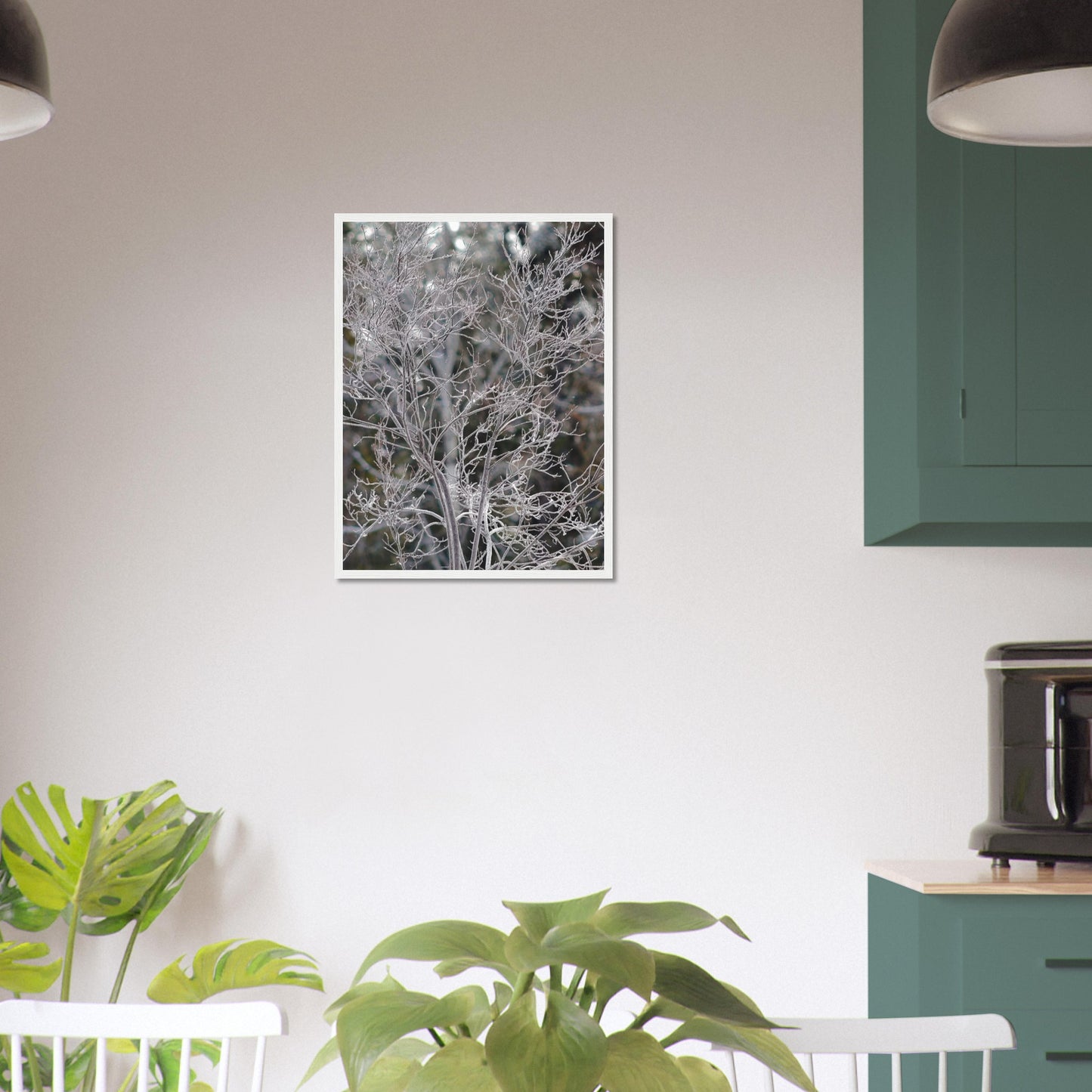 Ethereal Branches - Wooden Framed Poster