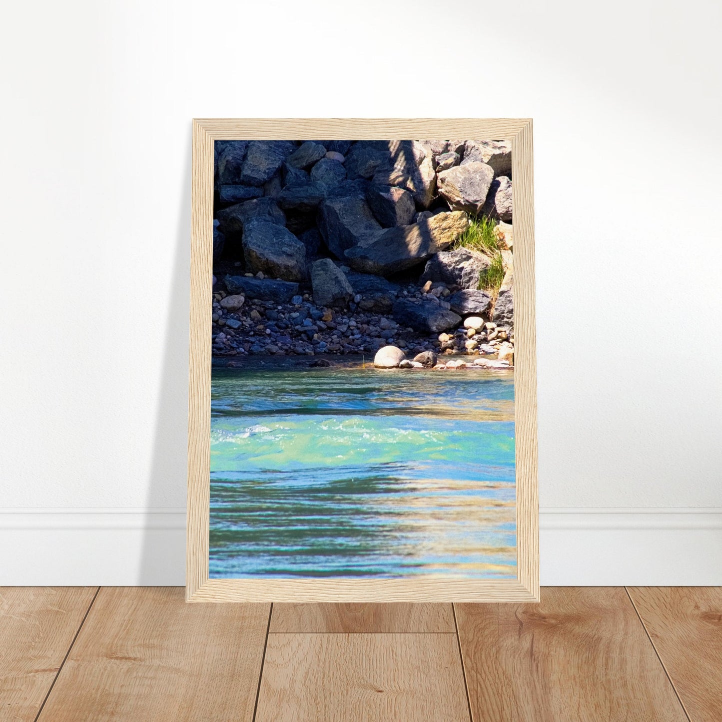 Rapids - Wooden Framed Poster