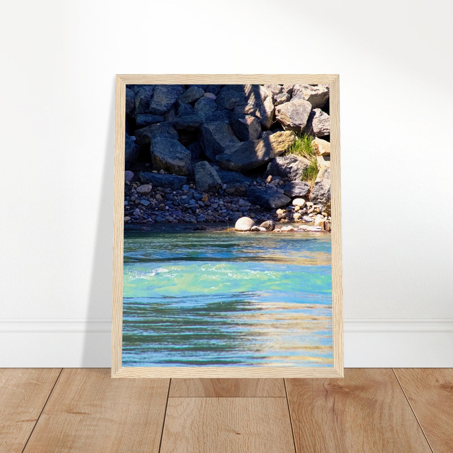 Rapids - Wooden Framed Poster