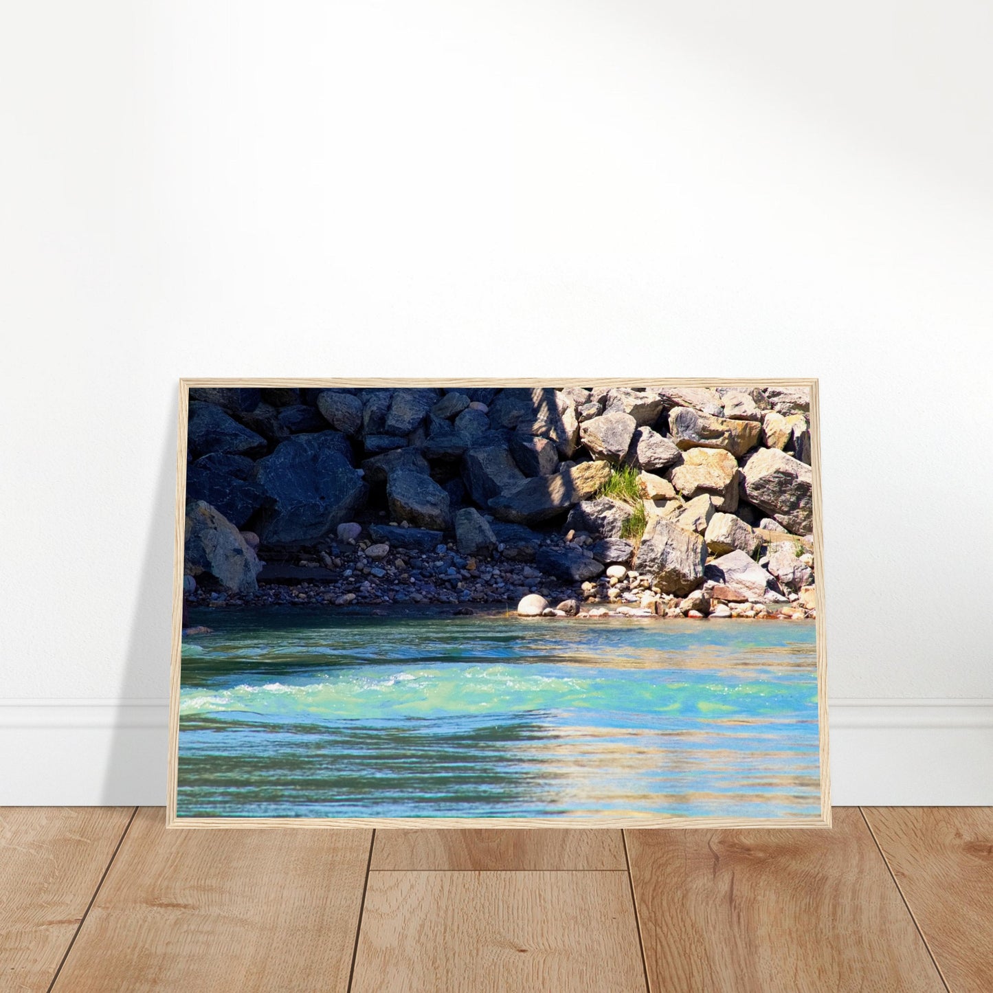 Rapids - Wooden Framed Poster