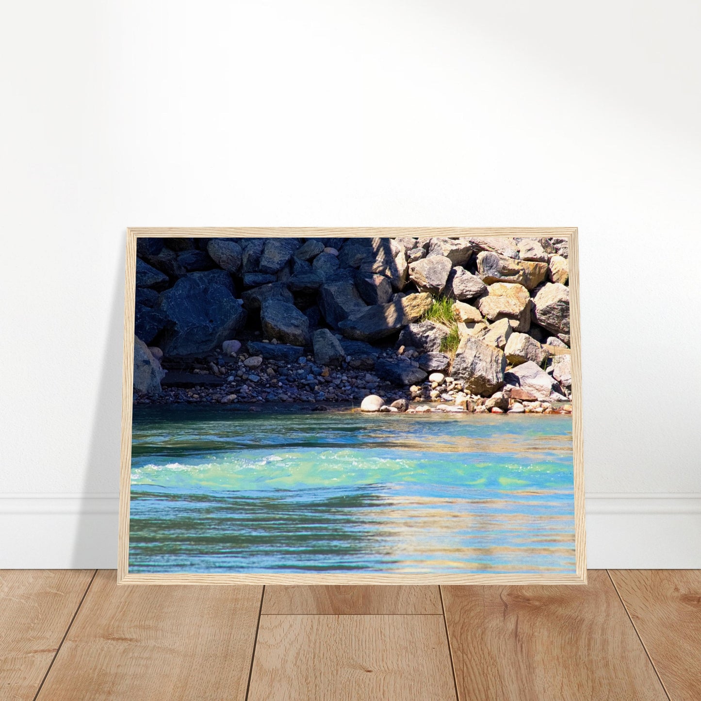 Rapids - Wooden Framed Poster