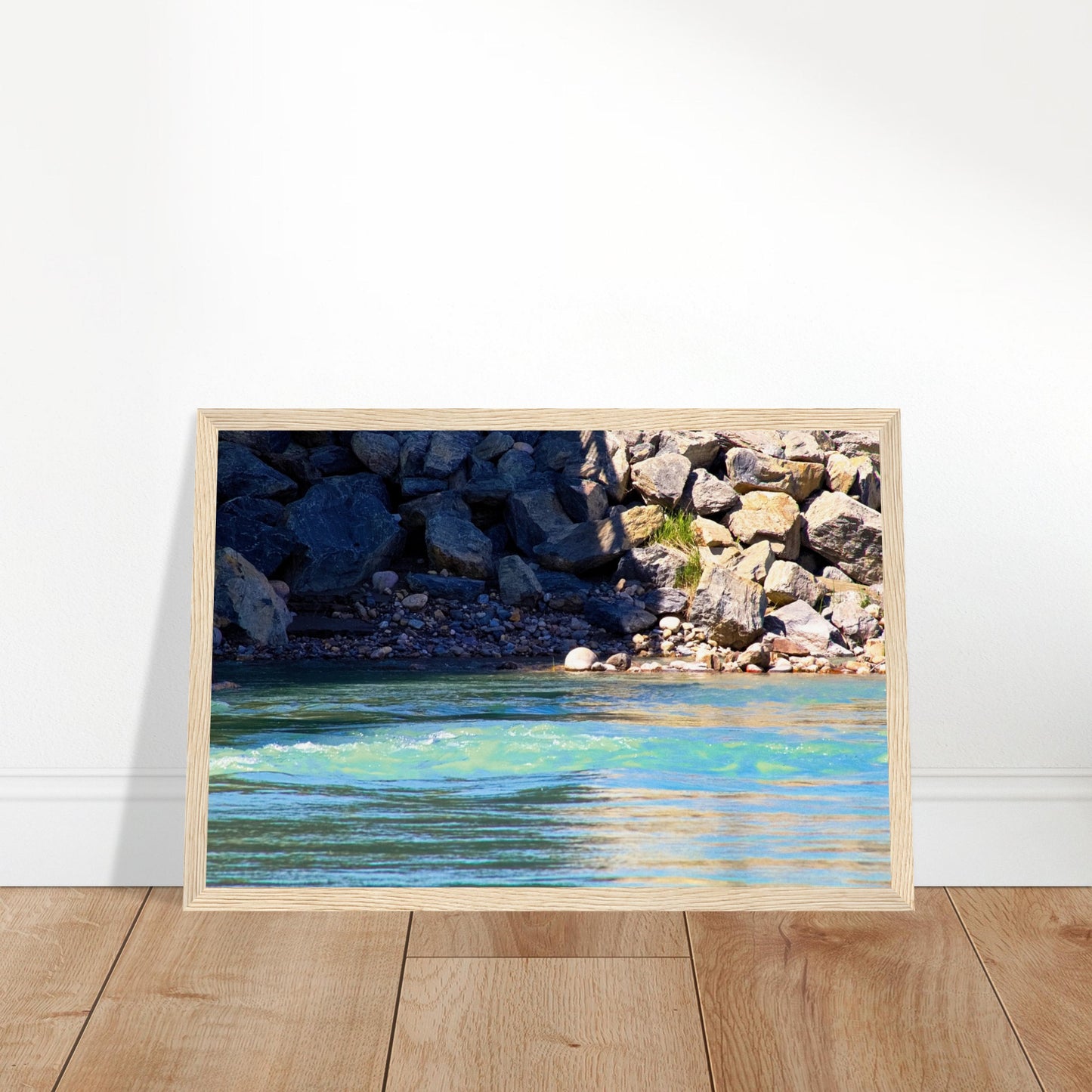 Rapids - Wooden Framed Poster