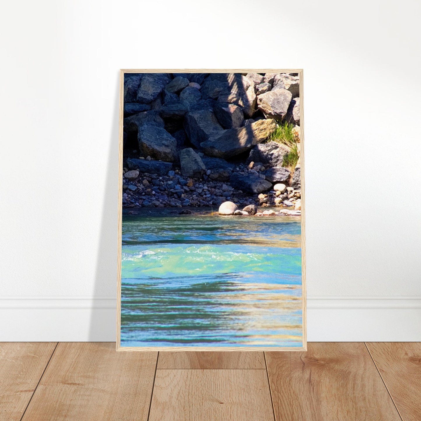 Rapids - Wooden Framed Poster