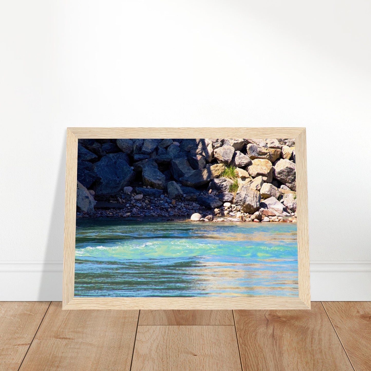 Rapids - Wooden Framed Poster