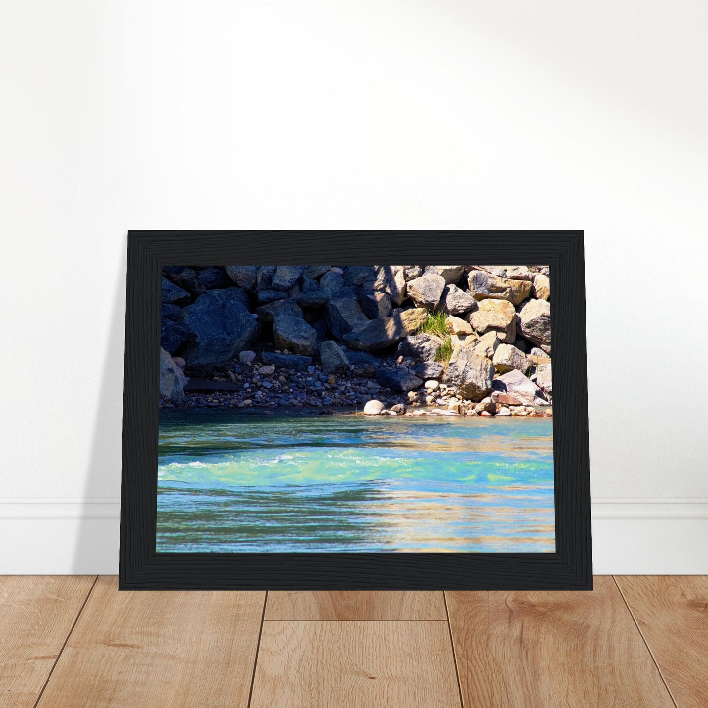 Rapids - Wooden Framed Poster