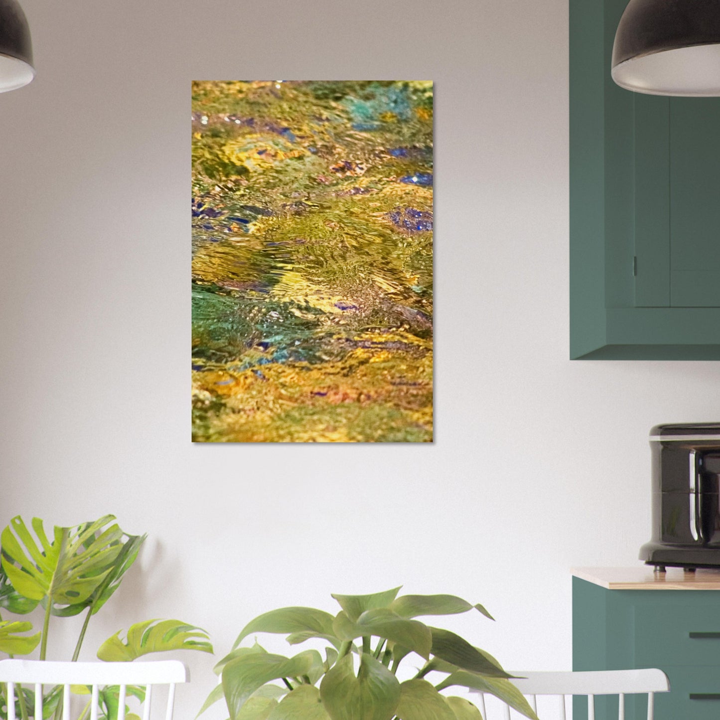 Rocks In Mountain Stream - Wood Prints