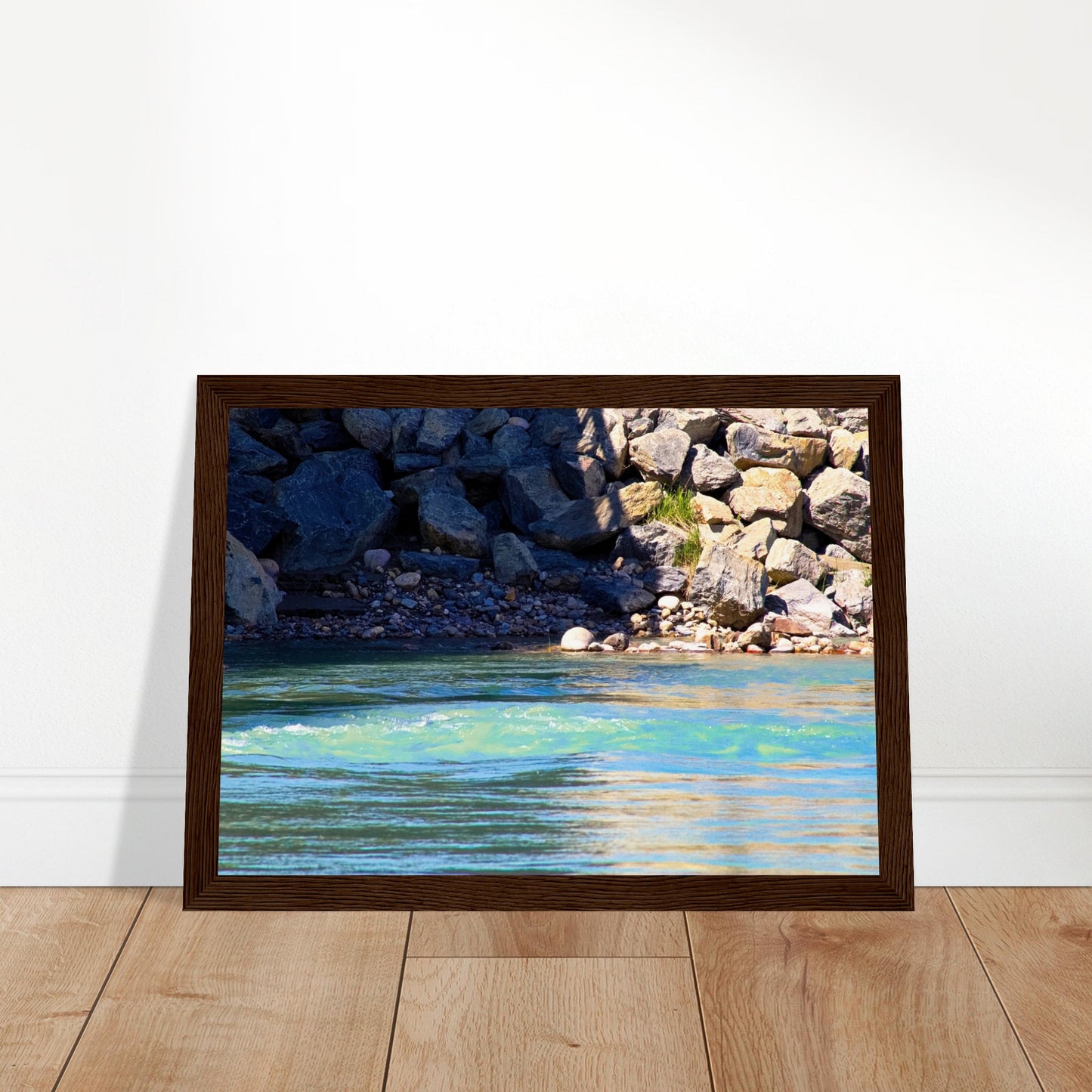 Rapids - Wooden Framed Poster