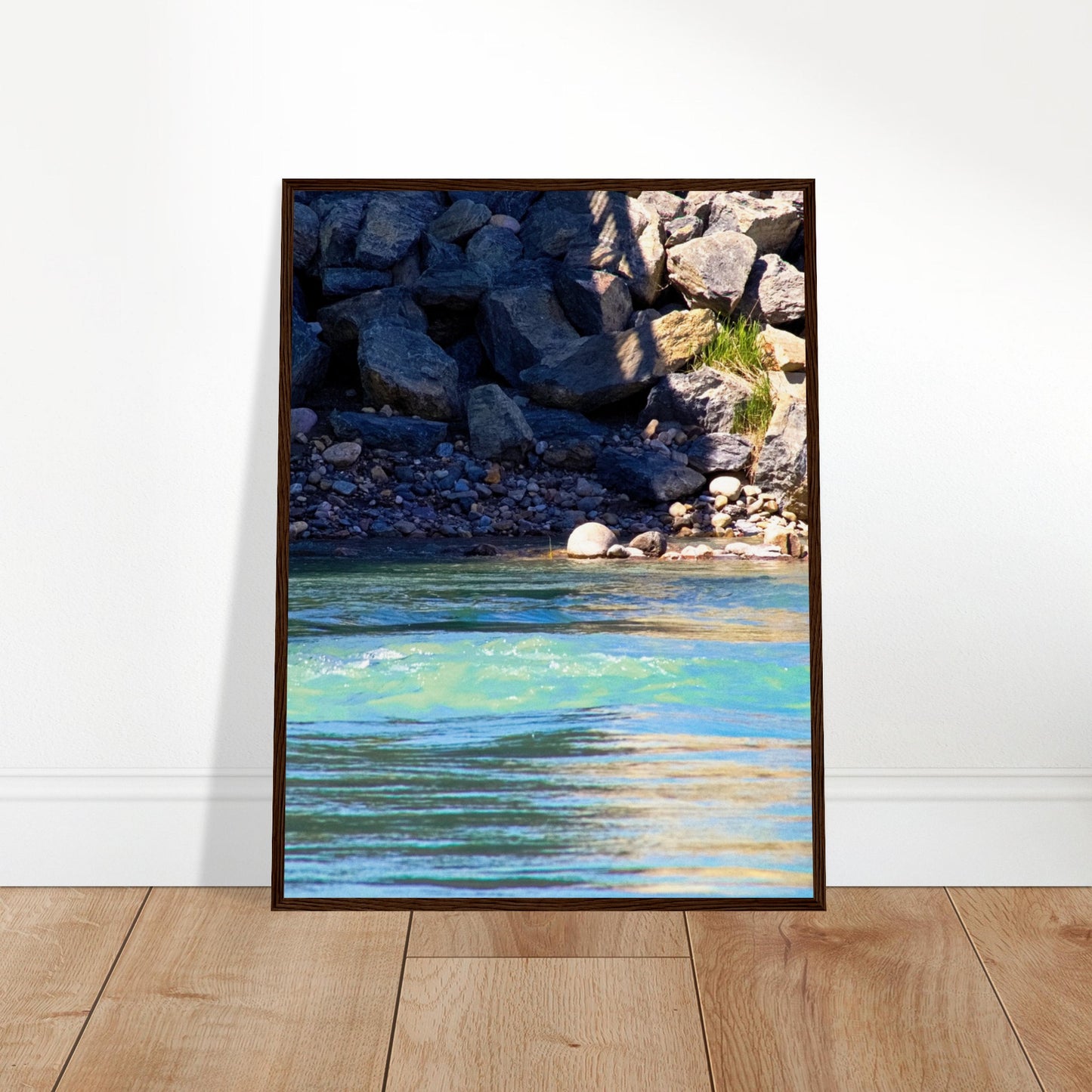 Rapids - Wooden Framed Poster