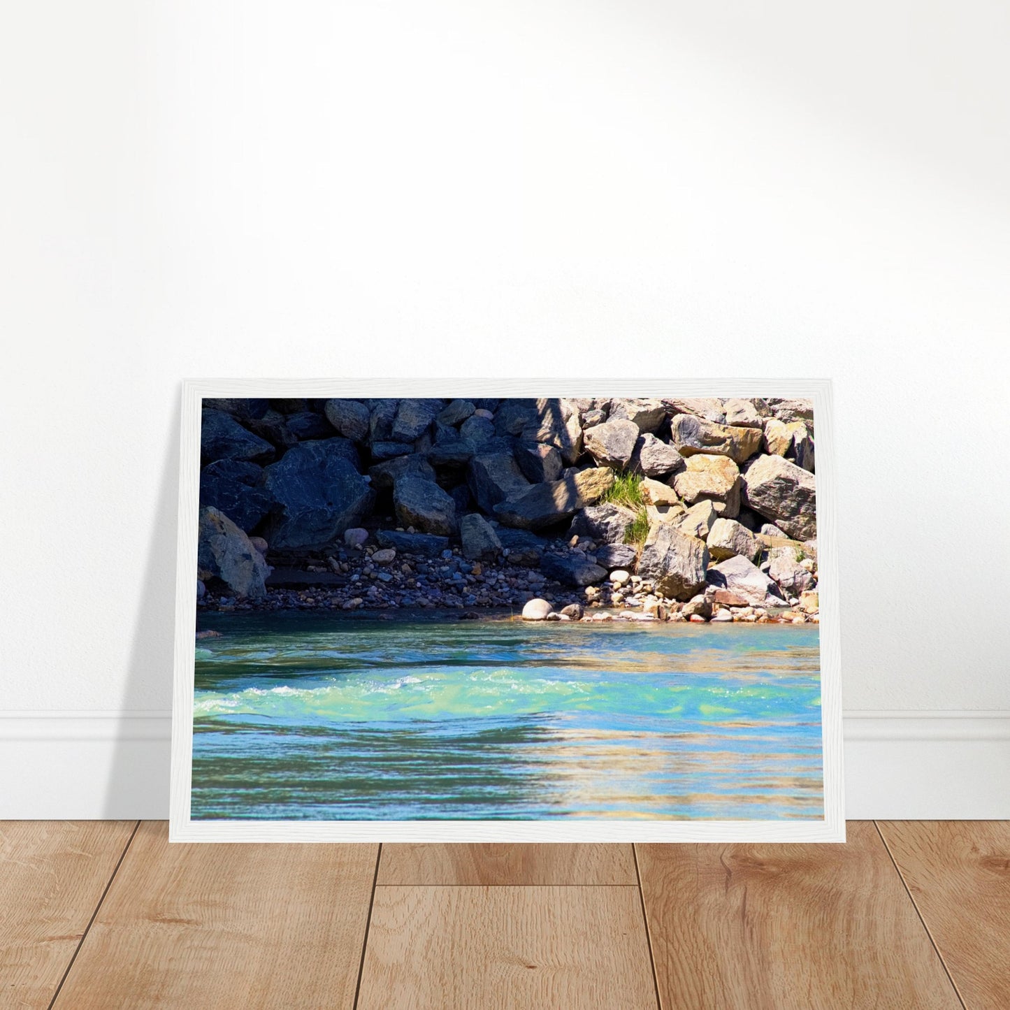 Rapids - Wooden Framed Poster