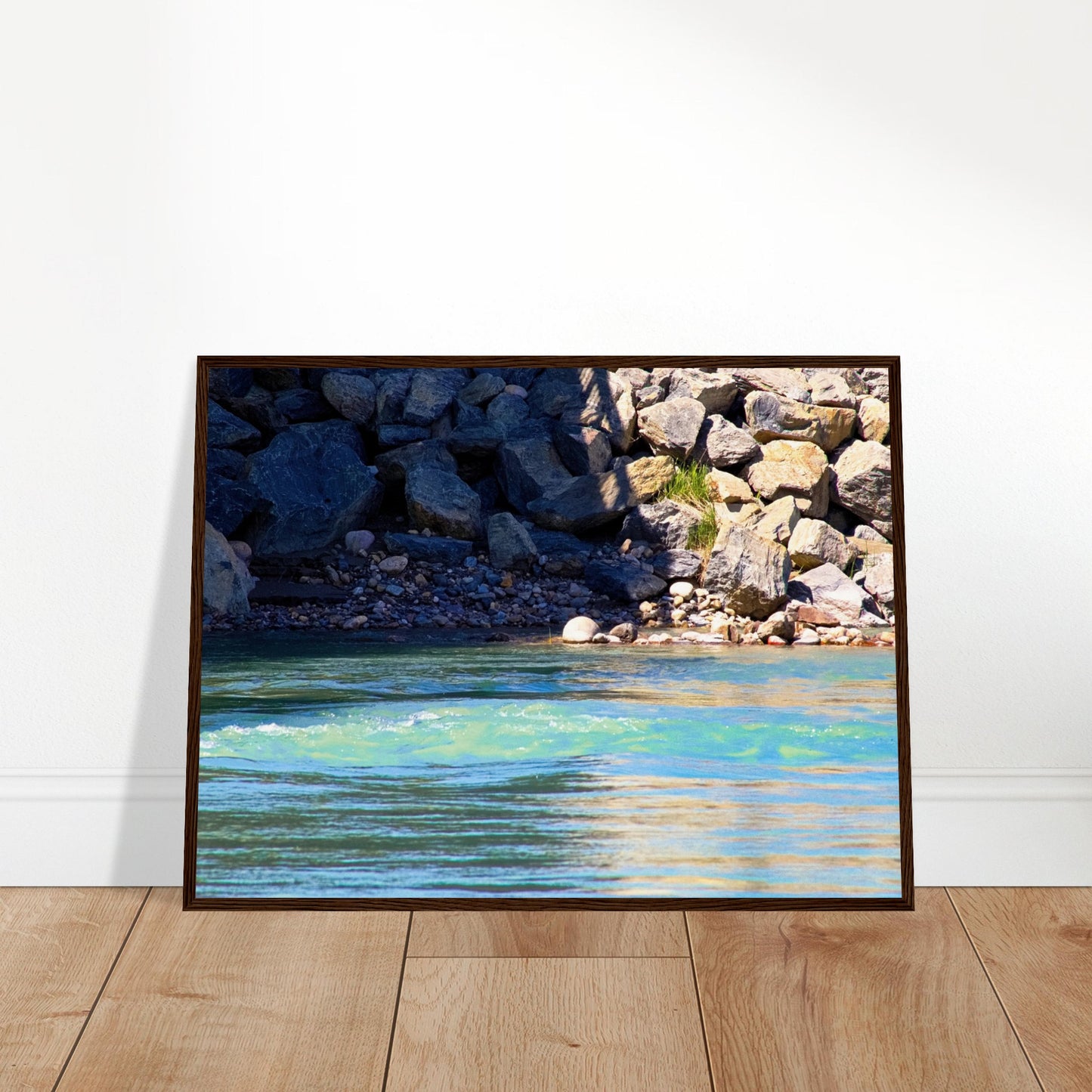 Rapids - Wooden Framed Poster