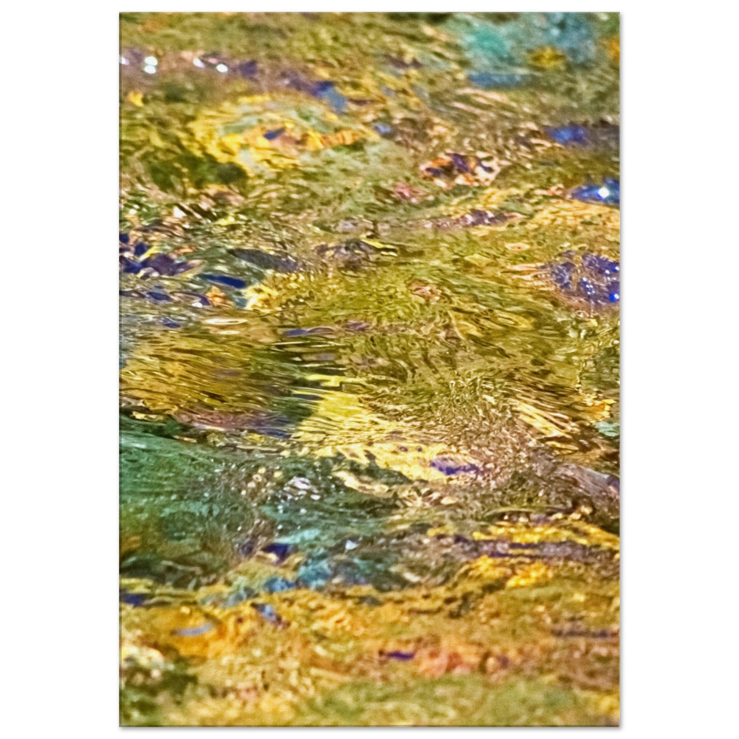 Rocks In Mountain Stream - Canvas