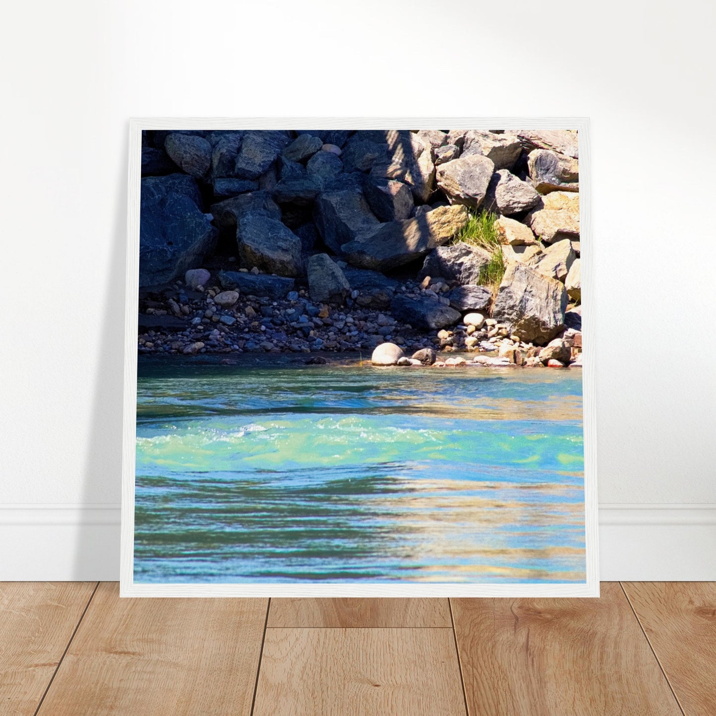 Rapids - Wooden Framed Poster