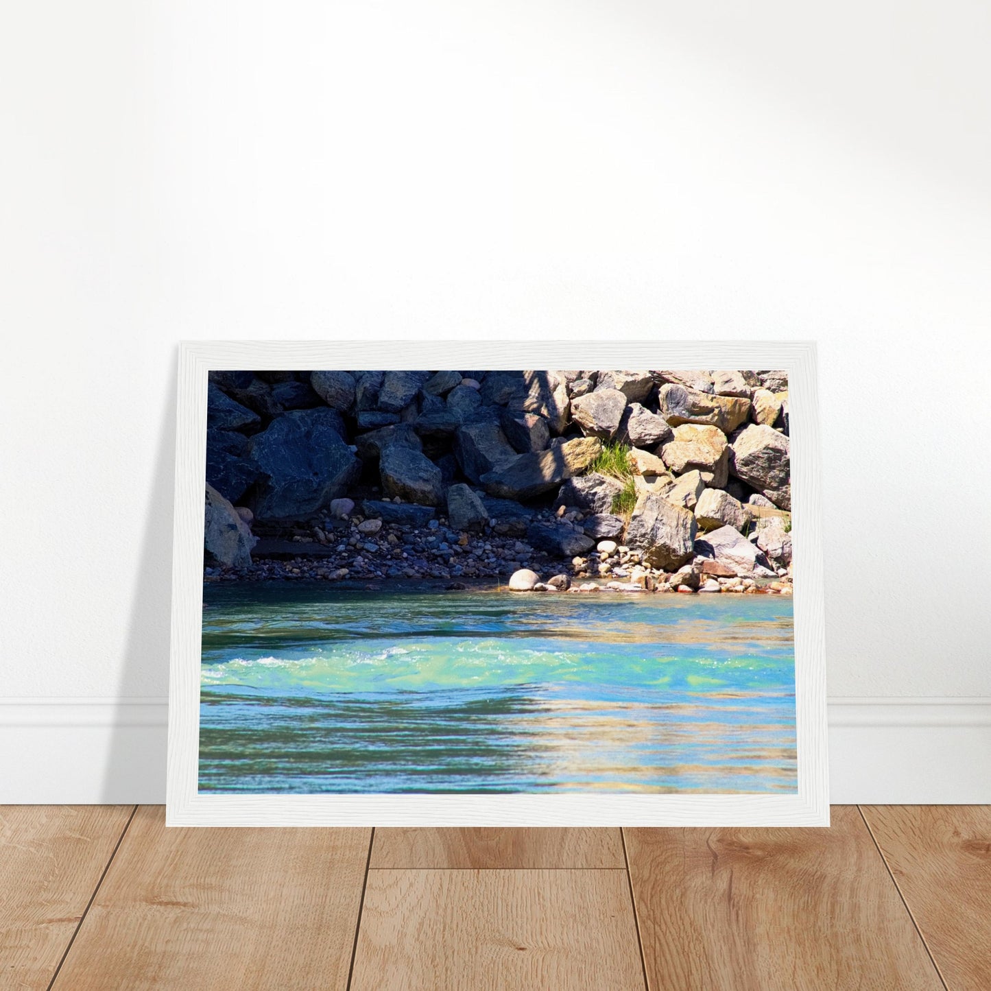 Rapids - Wooden Framed Poster