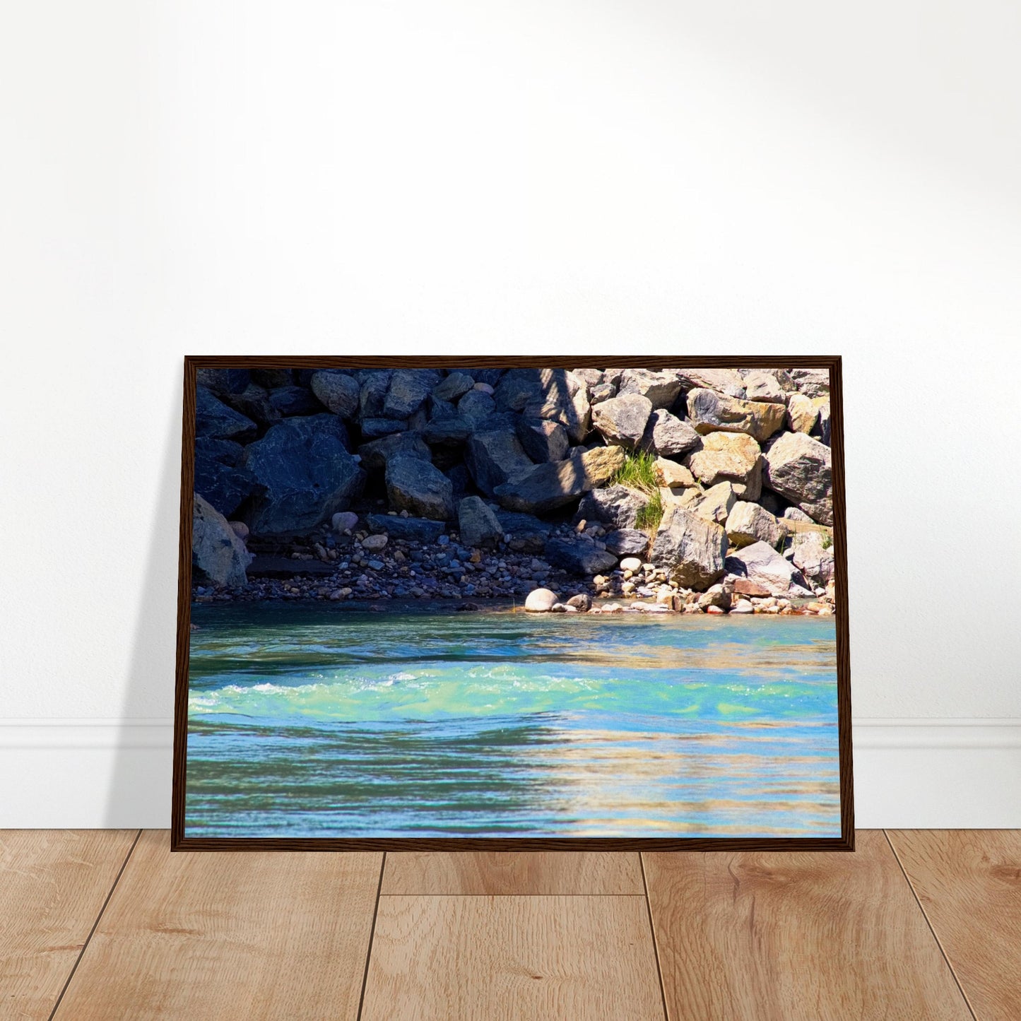 Rapids - Wooden Framed Poster