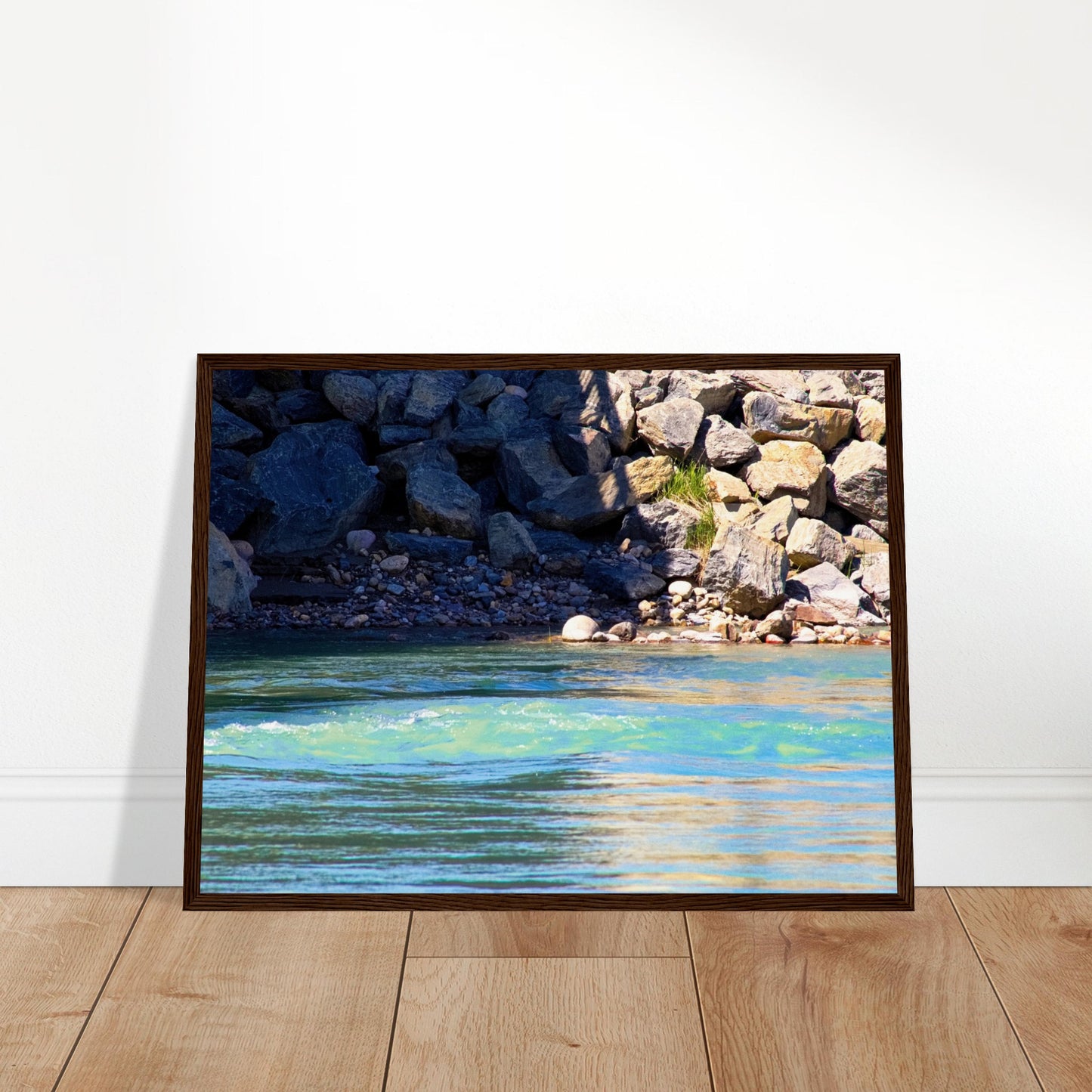 Rapids - Wooden Framed Poster