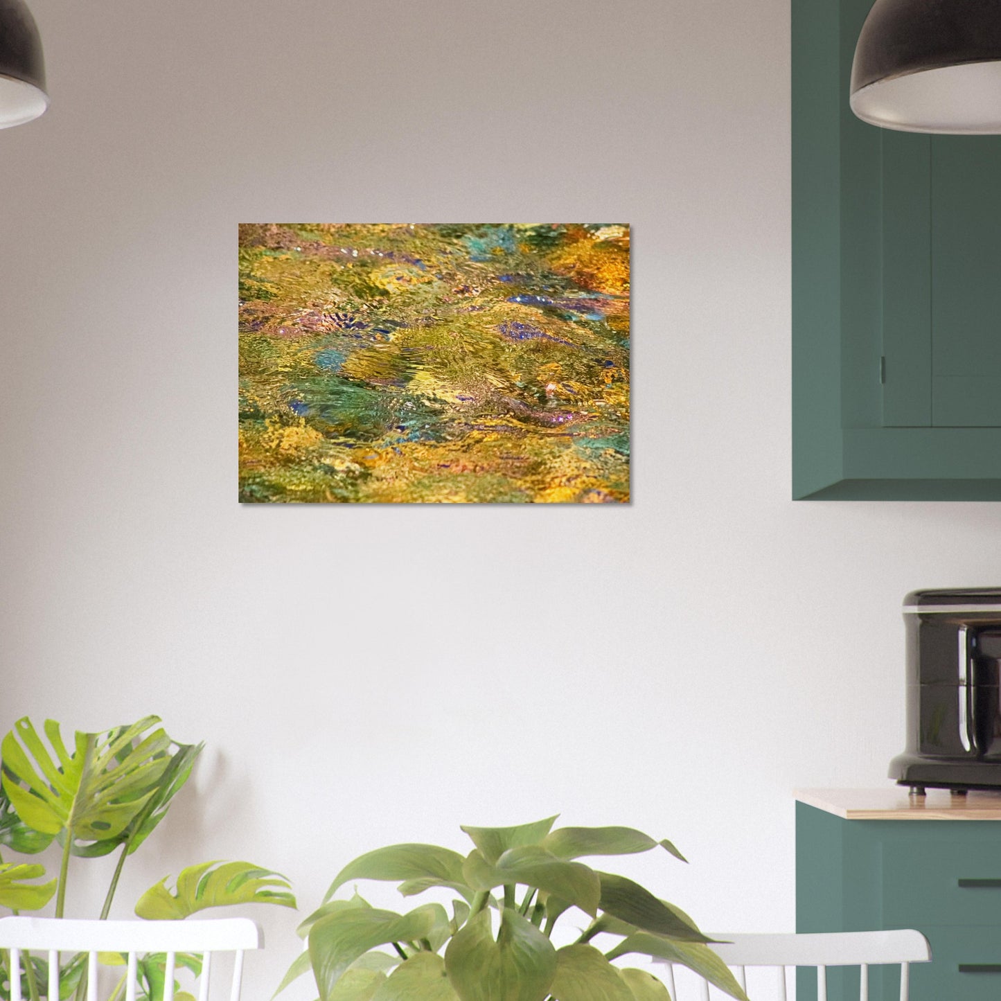 Rocks In Mountain Stream - Wood Prints